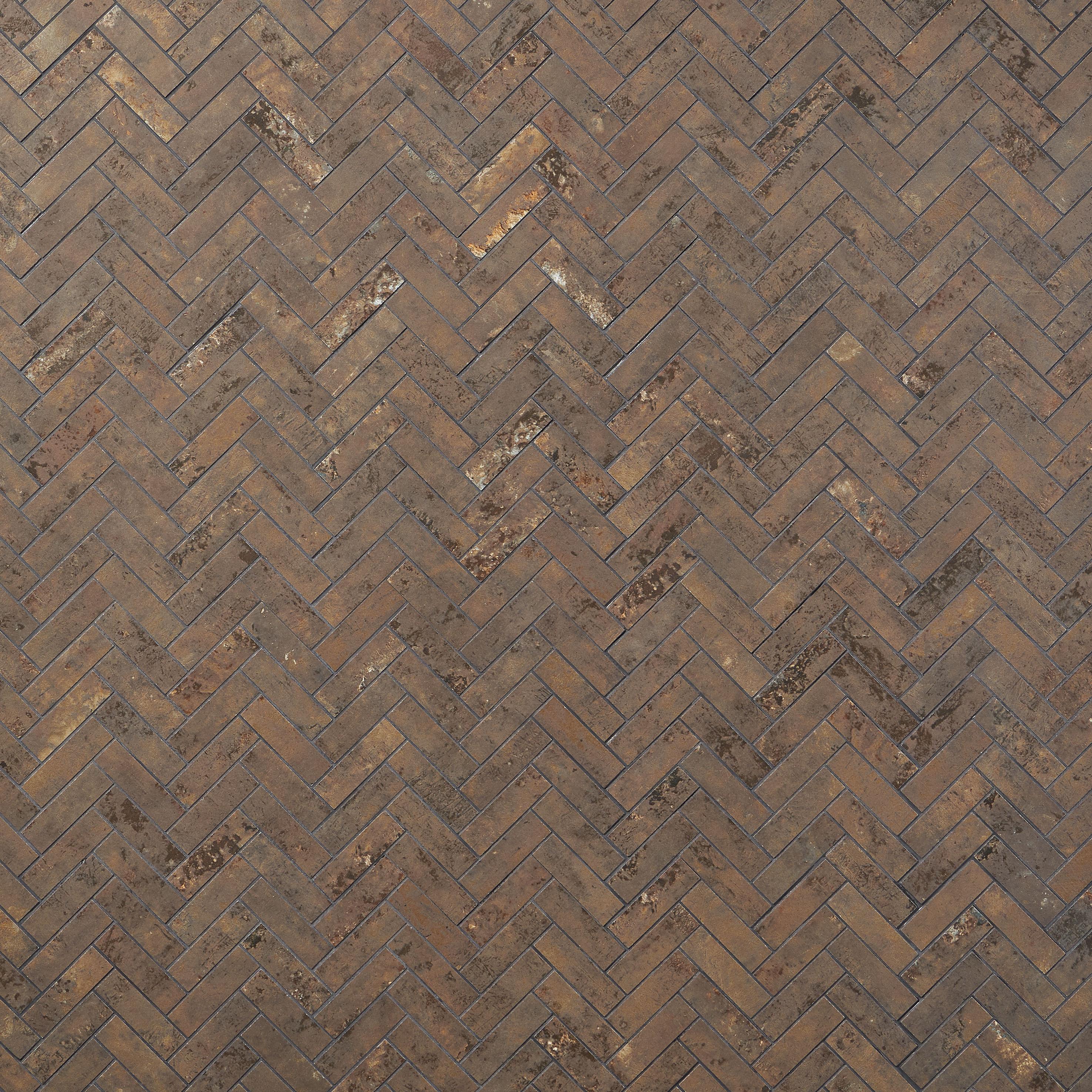 Bond Tile Ravina 10.03 in. x 10.62 in. Matte Porcelain Floor & Wall Herringbone Mosaic Tile (0.75 Sq.Ft. / Each)