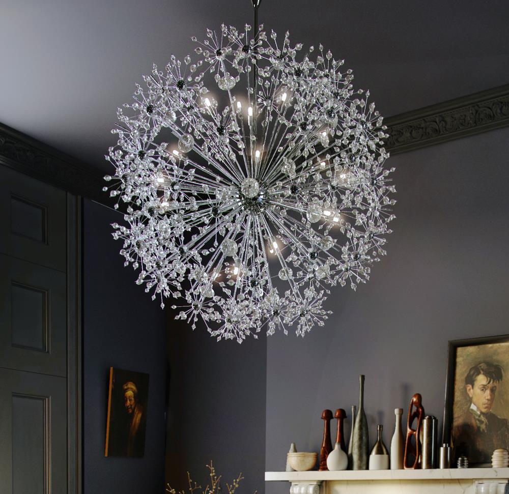 Maxim Lighting - 40 Light Chandelier - Single-Tier Chandelier - Starfire-Forty