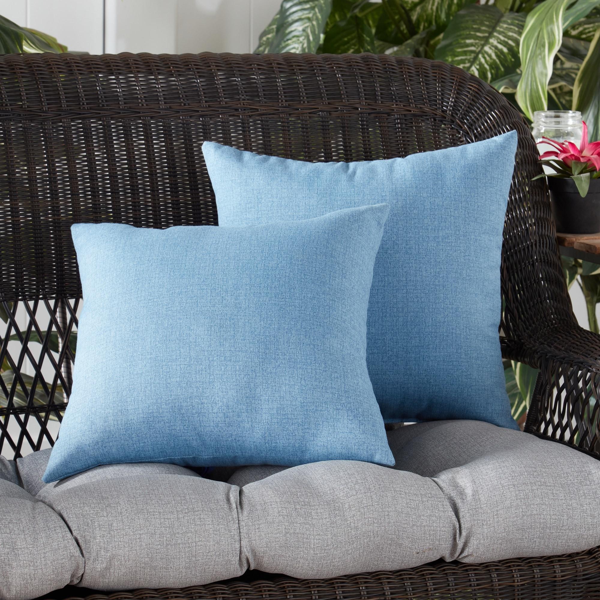 Indoor/Outdoor Reversible Throw Pillow