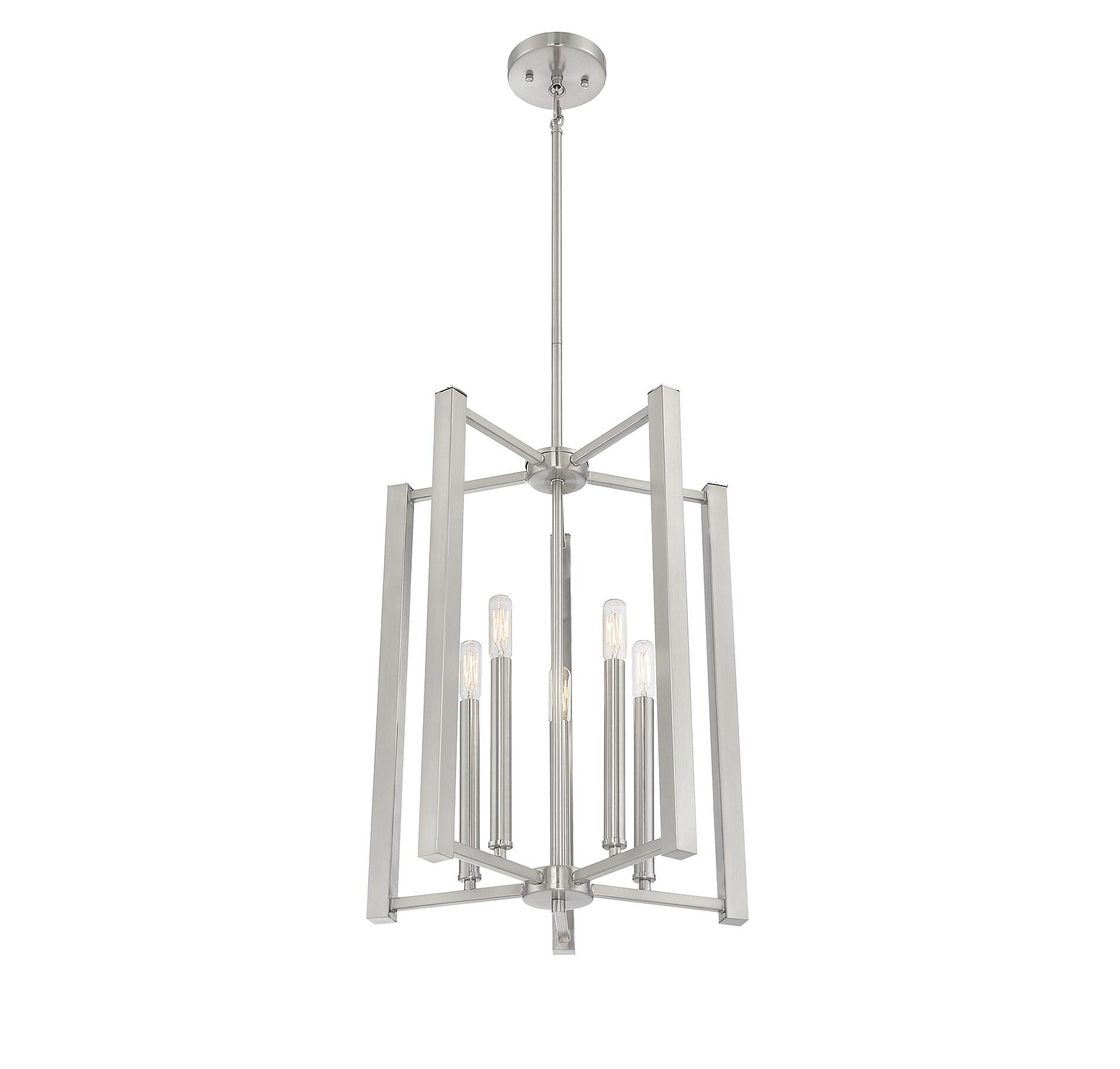 Savoy House Benson 5 - Light Pendant in  Satin Nickel