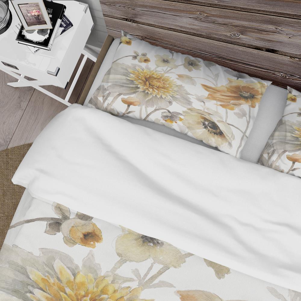 Design Art Farmhouse / Country No Floral Duvet Cover Set