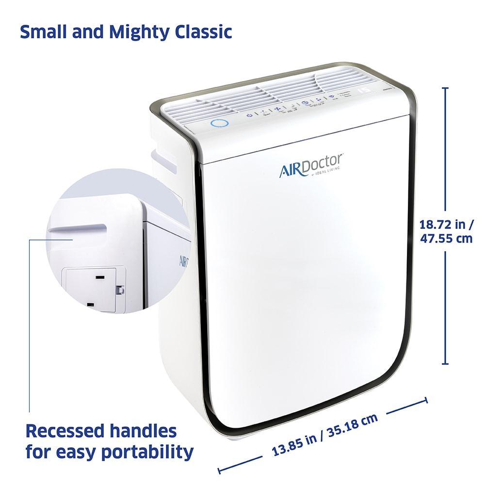 Air Doctor AIRDOCTOR 2000i Smart Purifier Small & Medium rooms 3-Stage Filtration Pre-Filter UltraHEPA Carbon