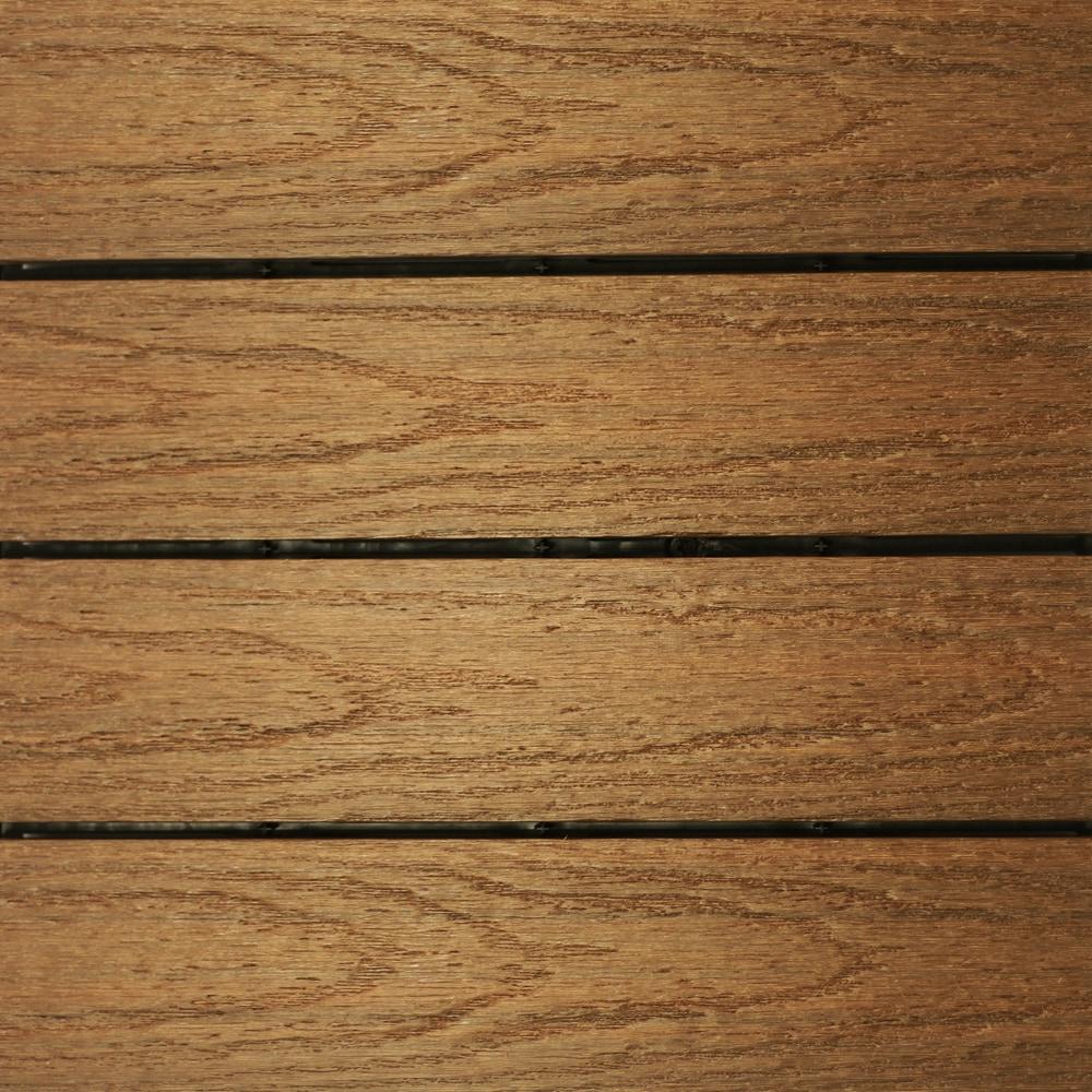 NewTechWood UltraShield Naturale 36" x 12" Composite Interlocking Deck Plank