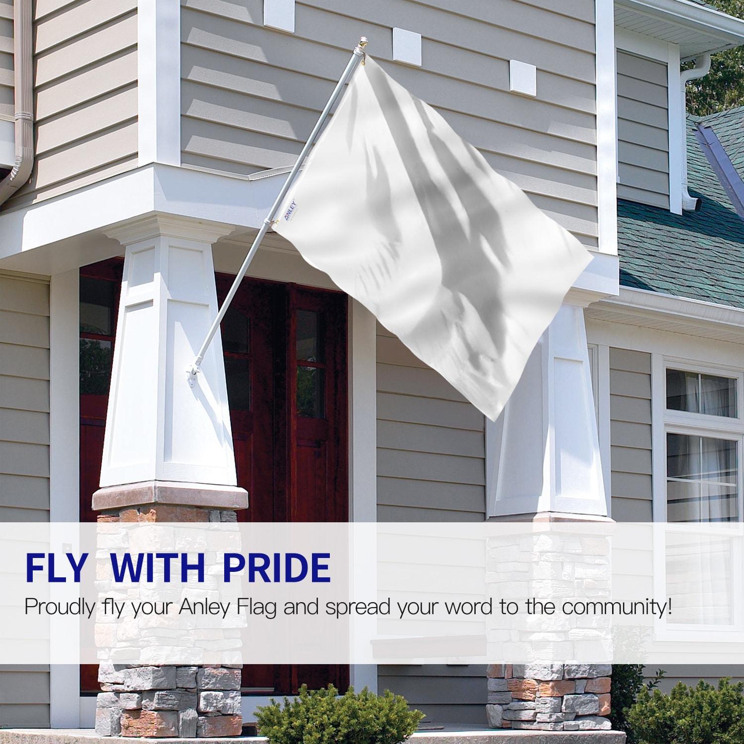 ANLEY Double Sided 36'' H x 60'' W Polyester House Flag