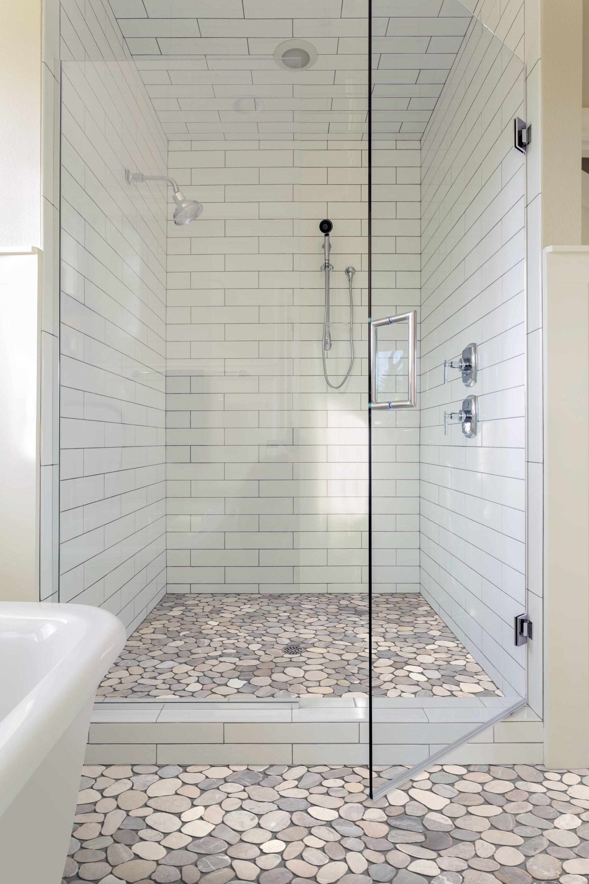 Sliced Pebble Mosaic Wall & Floor Tile