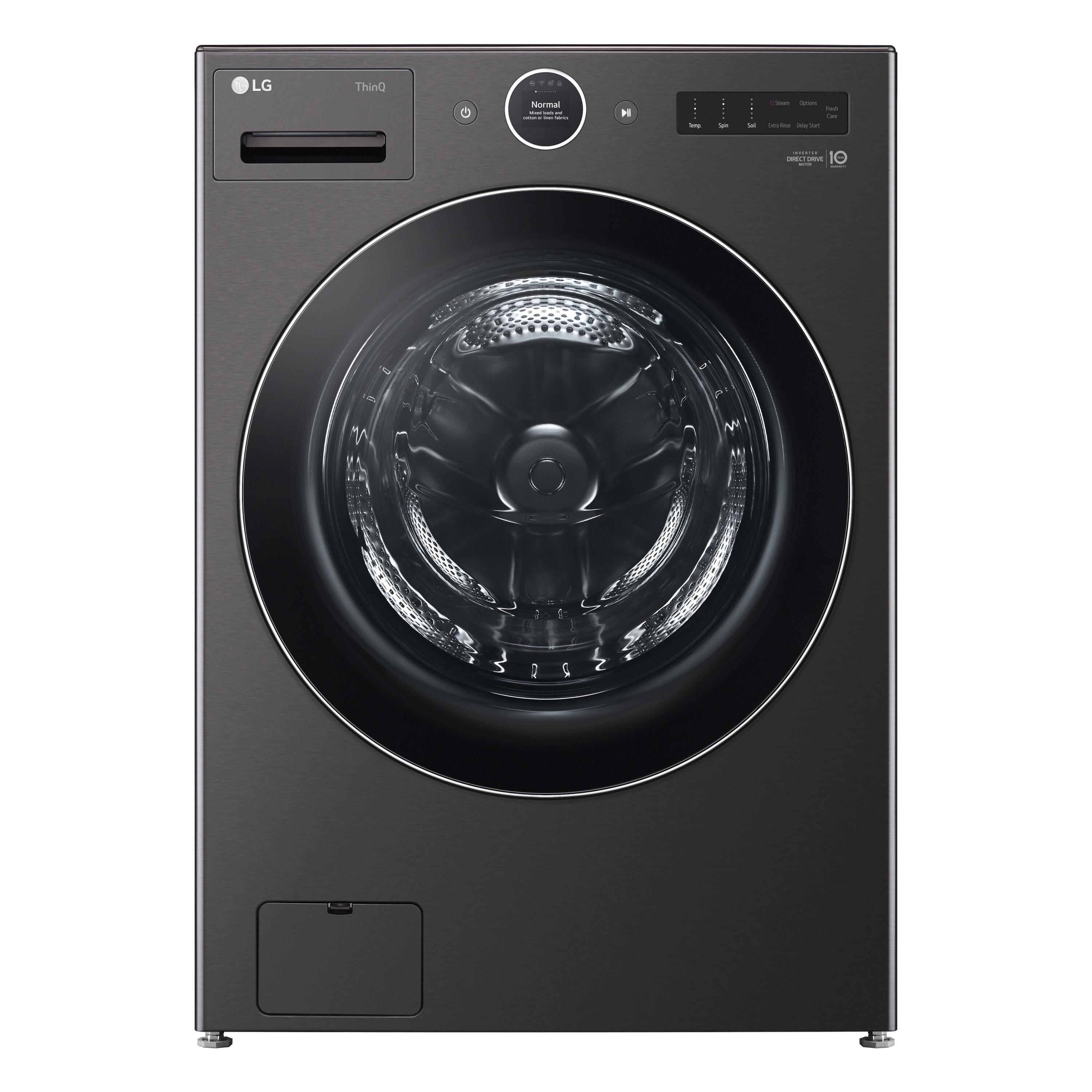 LG 5.0 cu. ft. Mega Capacity Smart Front Load Washer with AI DD 2.0 Built-In Intelligence & TurboWash 360°