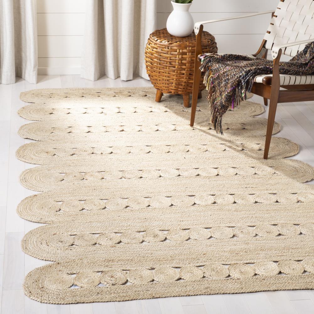 Natural Fiber NF365 Hand Woven Indoor Area Rug - Ivory - 8'x10' - Safavieh