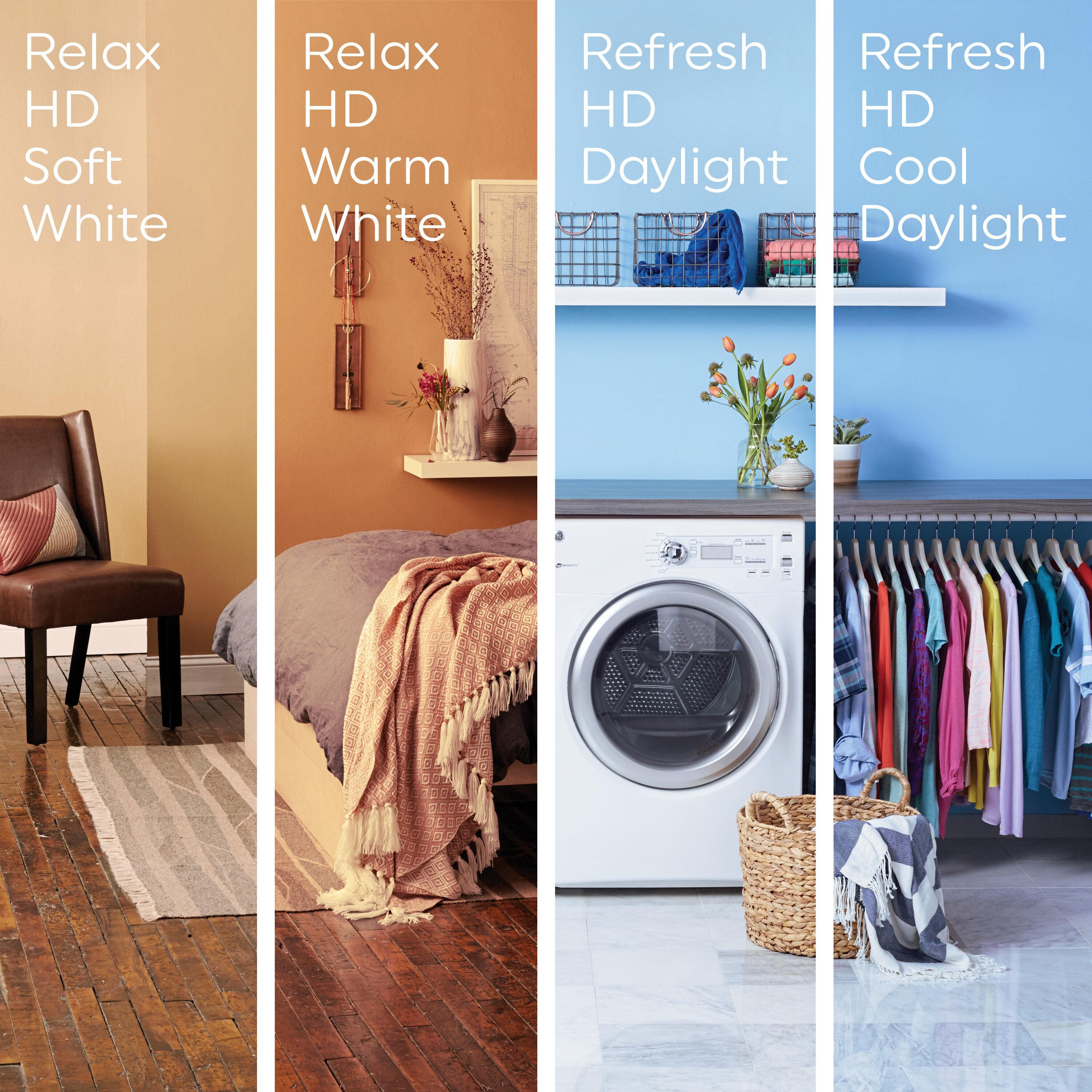 GE Refresh HD 60-Watt EQ ST19 Daylight Medium Base (e-26) Dimmable LED Decorative Light Bulb (4-Pack) Item #4977789 Model #9313022