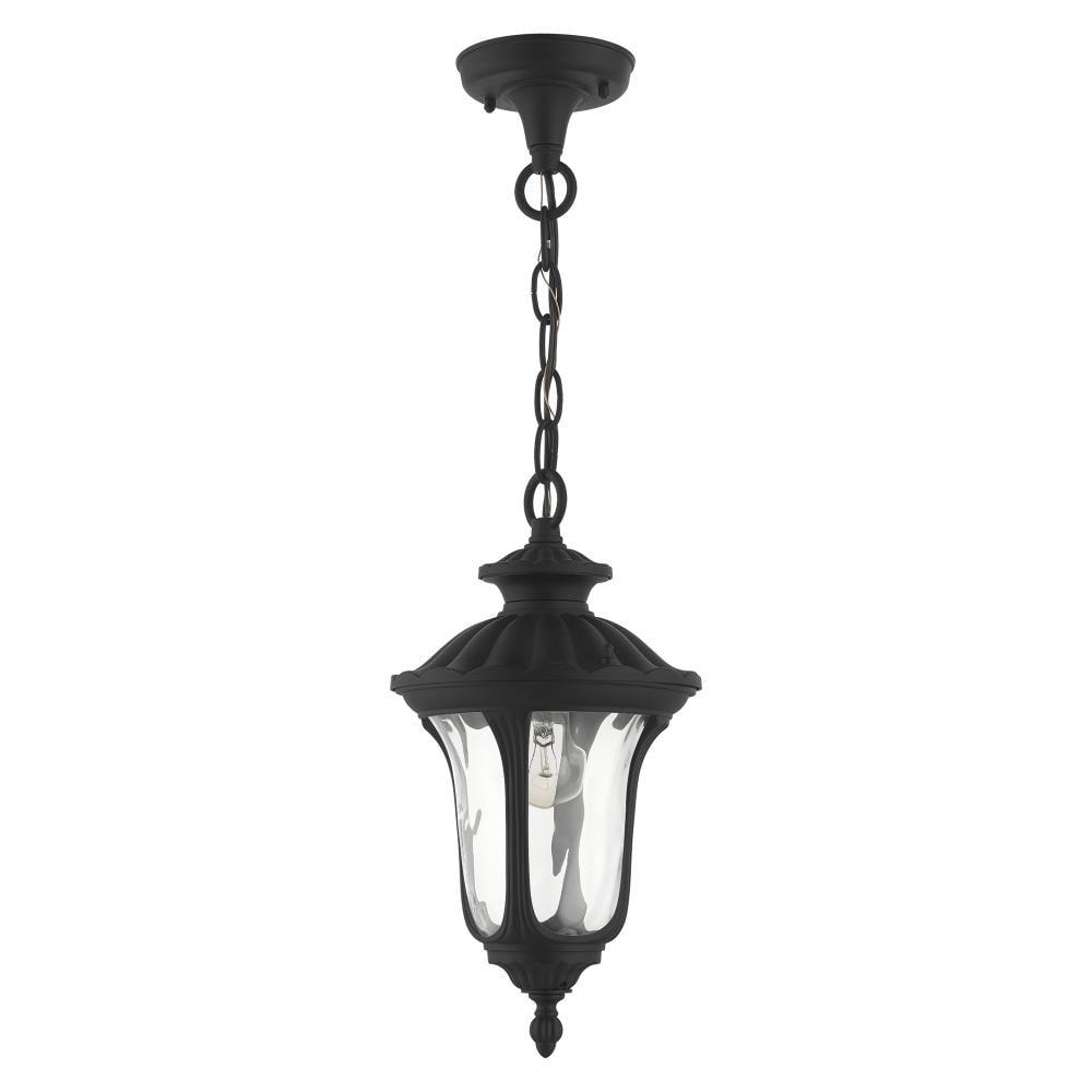 Livex Lighting Oxford 1 - Light Pendant in  Textured Black