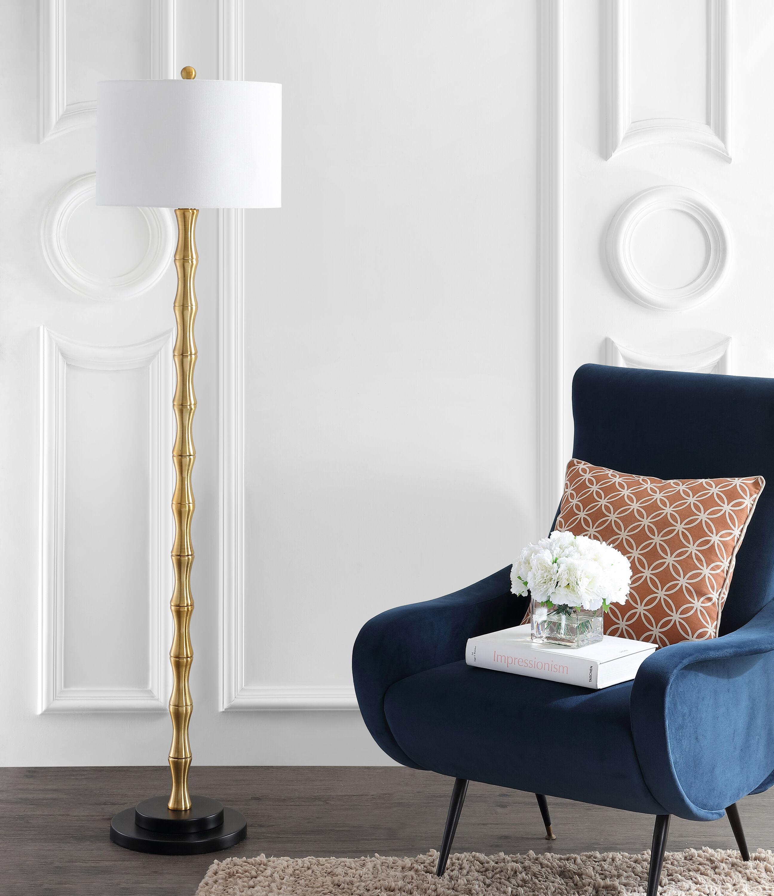 Kolten Floor Lamp - FLL4045 - Brass - Safavieh
