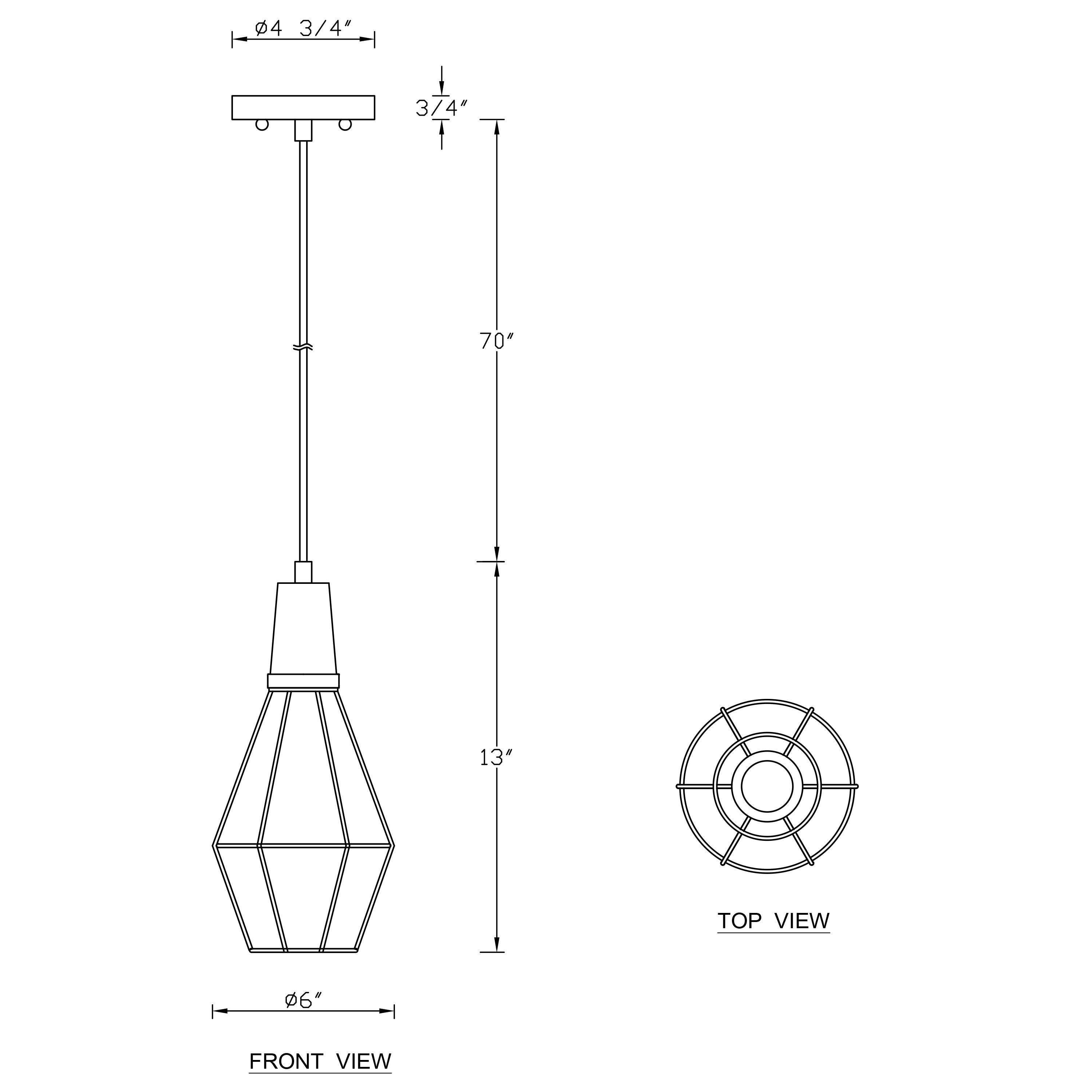 Coman 6"W Silver + Nature Wood Finish Dimmable & Adjustable Height Pendant Light Include T Bulb