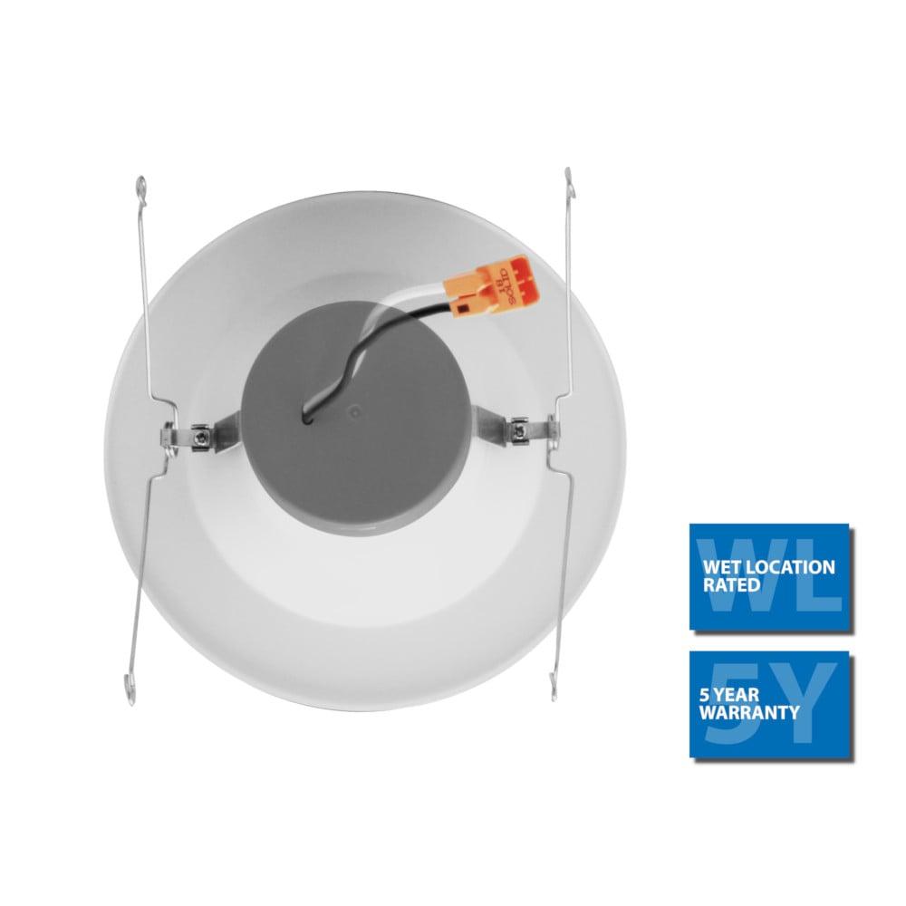 6'' Dimmable Air-Tight IC Rated LED Retrofit Recessed Lighting Kit