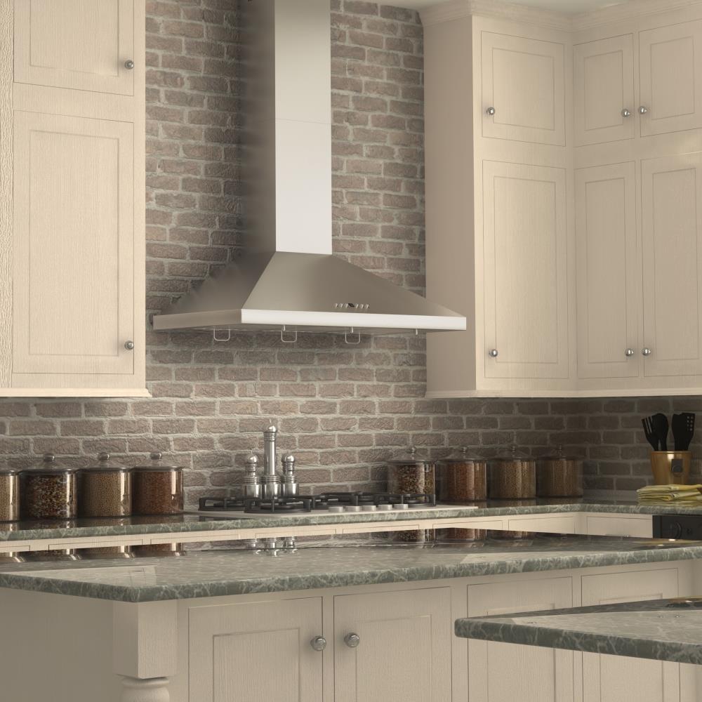 ZLINE KL2CRN-30 ZLINE 30 in. Convertible Vent Convertible Vent Wall Mount Range Hood in Stainless Steel W/ Crown Molding (KL2CRN-30)