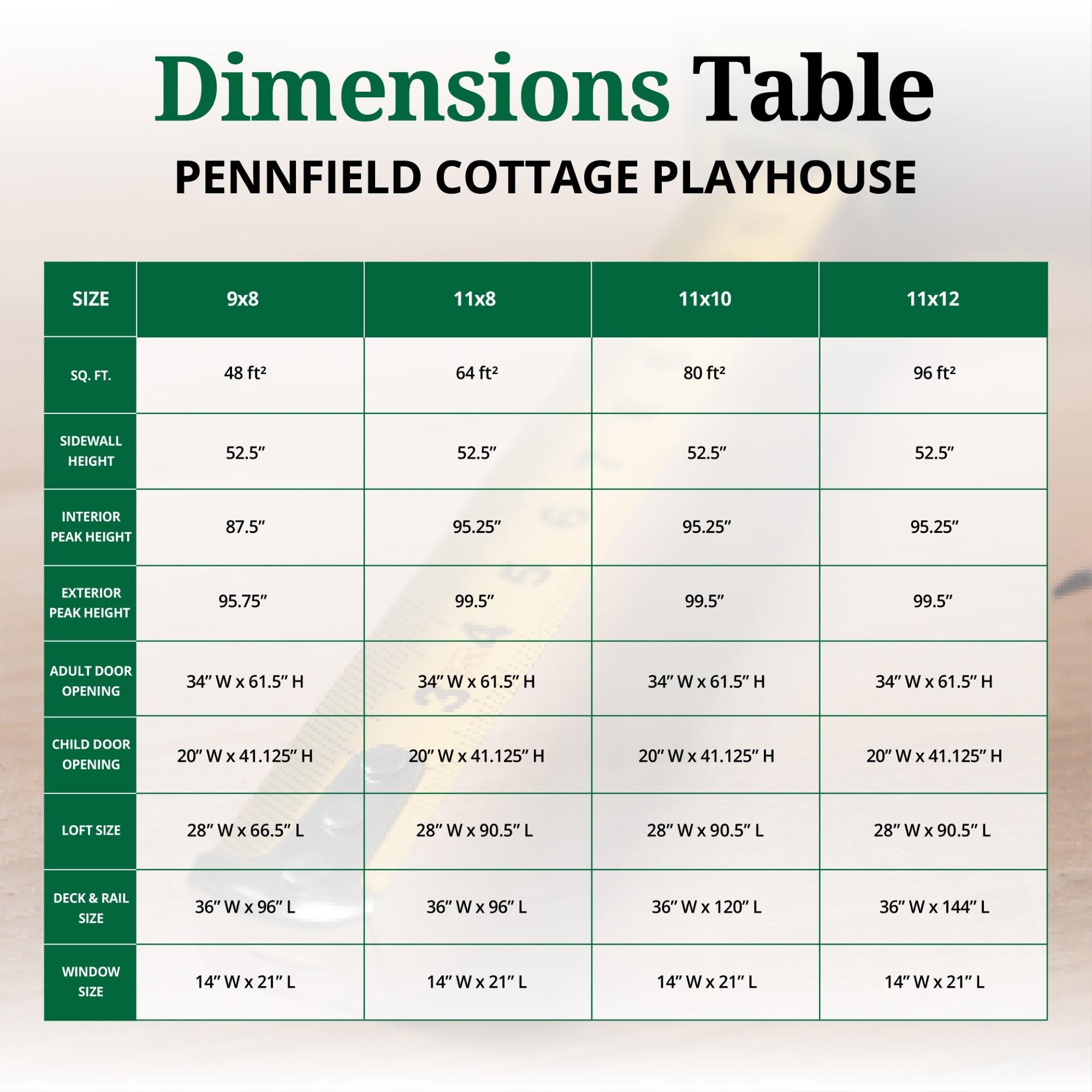 Little Cottage Co. Pennfield Outdoor Wood Playhouse