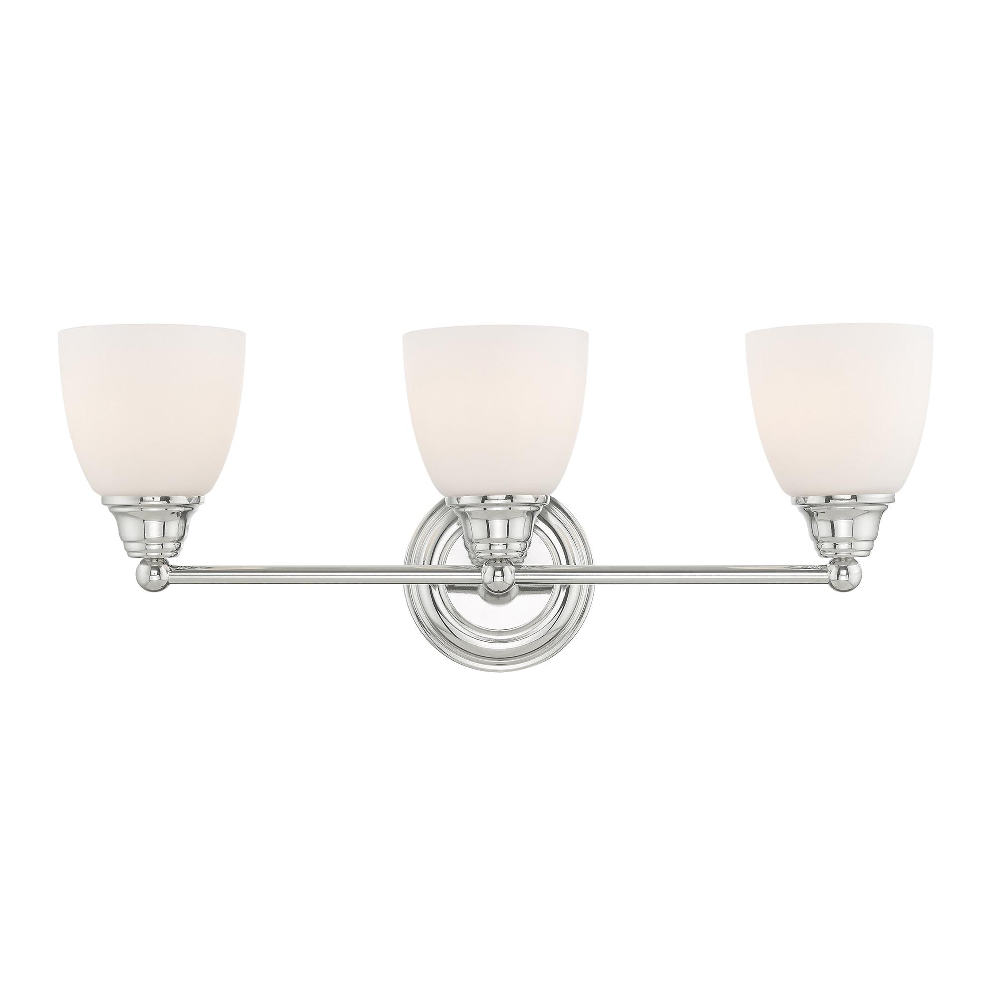 Livex Lighting Somerville 3 - Light Vanity in  Polished Chrome