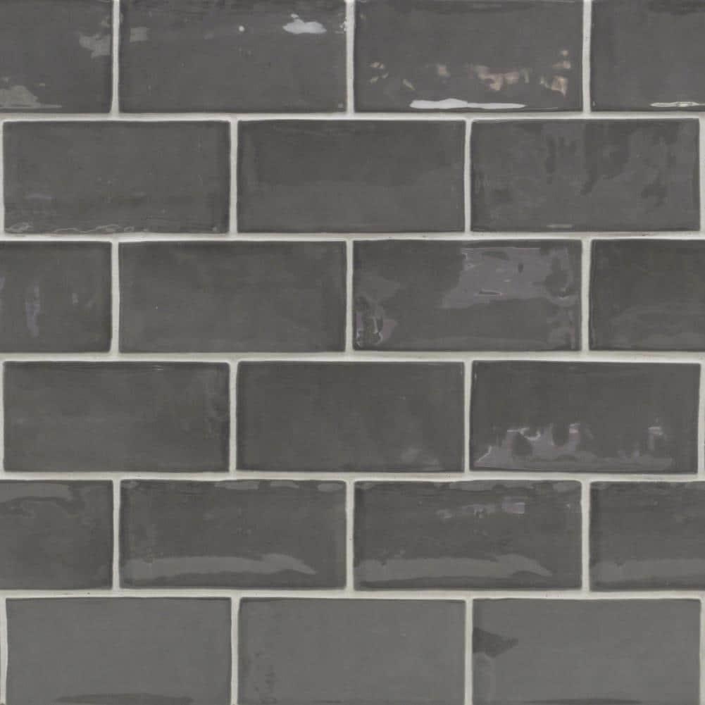 Barcelona 3x6 Blanco Polished Ceramic Subway Wall Tile (5.38 Sq. Ft. / Case)