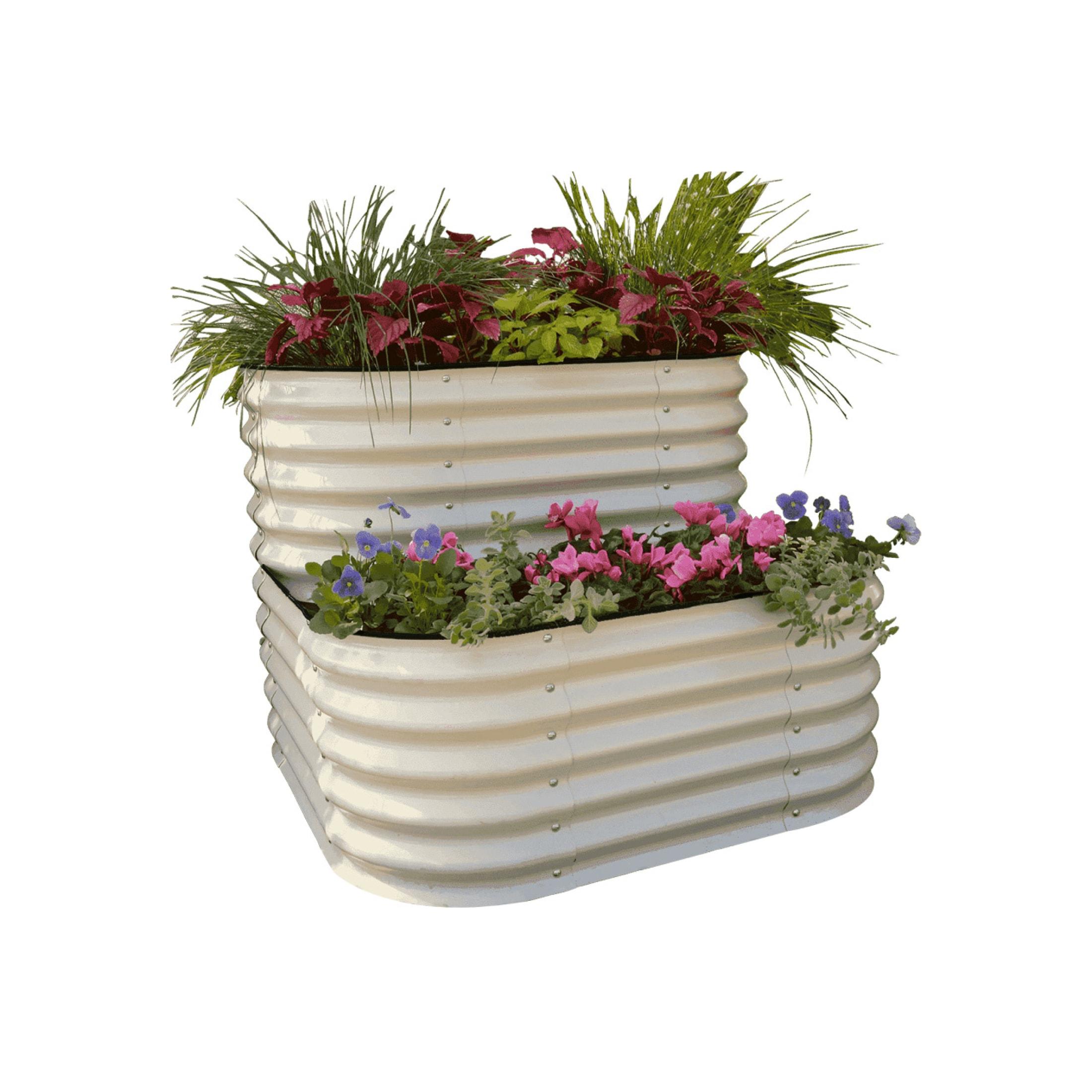 Vego Garden Cascading Metal Outdoor Raised Garden Bed