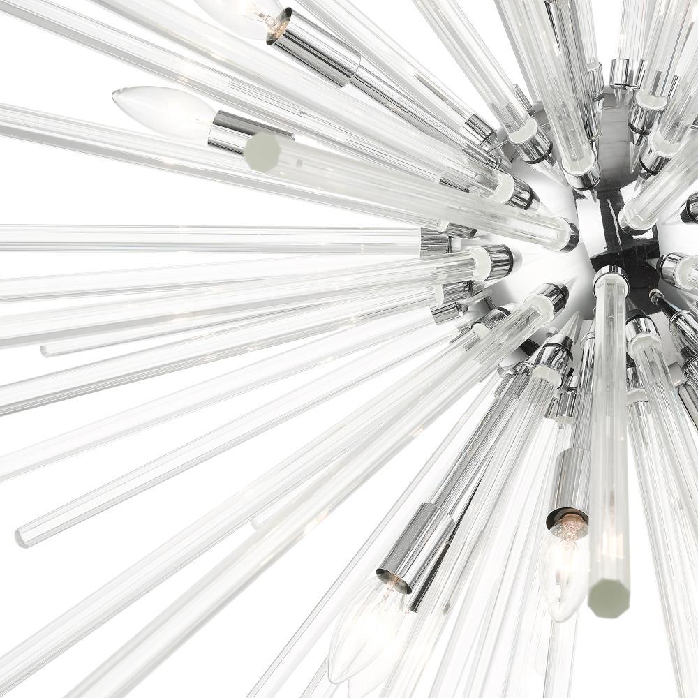 Livex Lighting Utopia 16 - Light Chandelier in  Polished Chrome