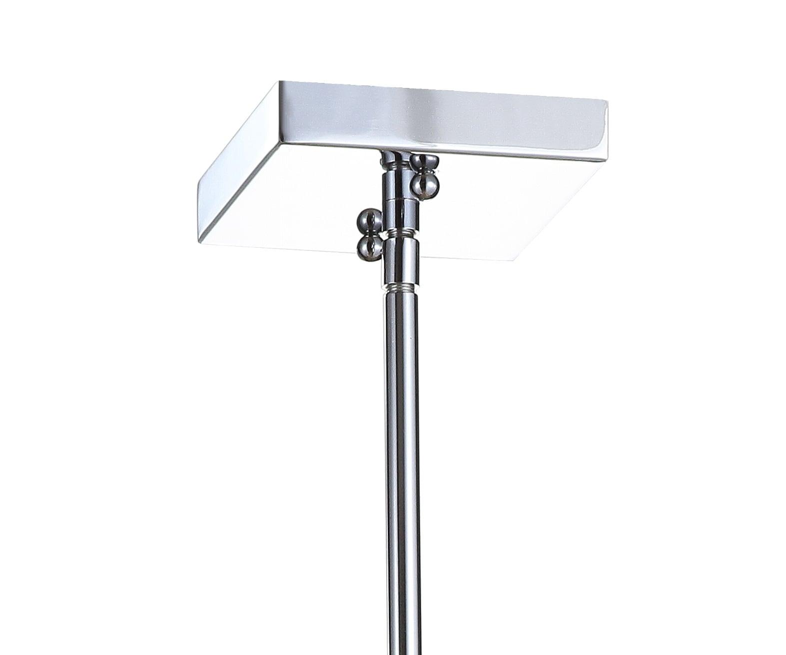 Turing 30.5" Adjustable Metal LED Linear Pendant, Chrome