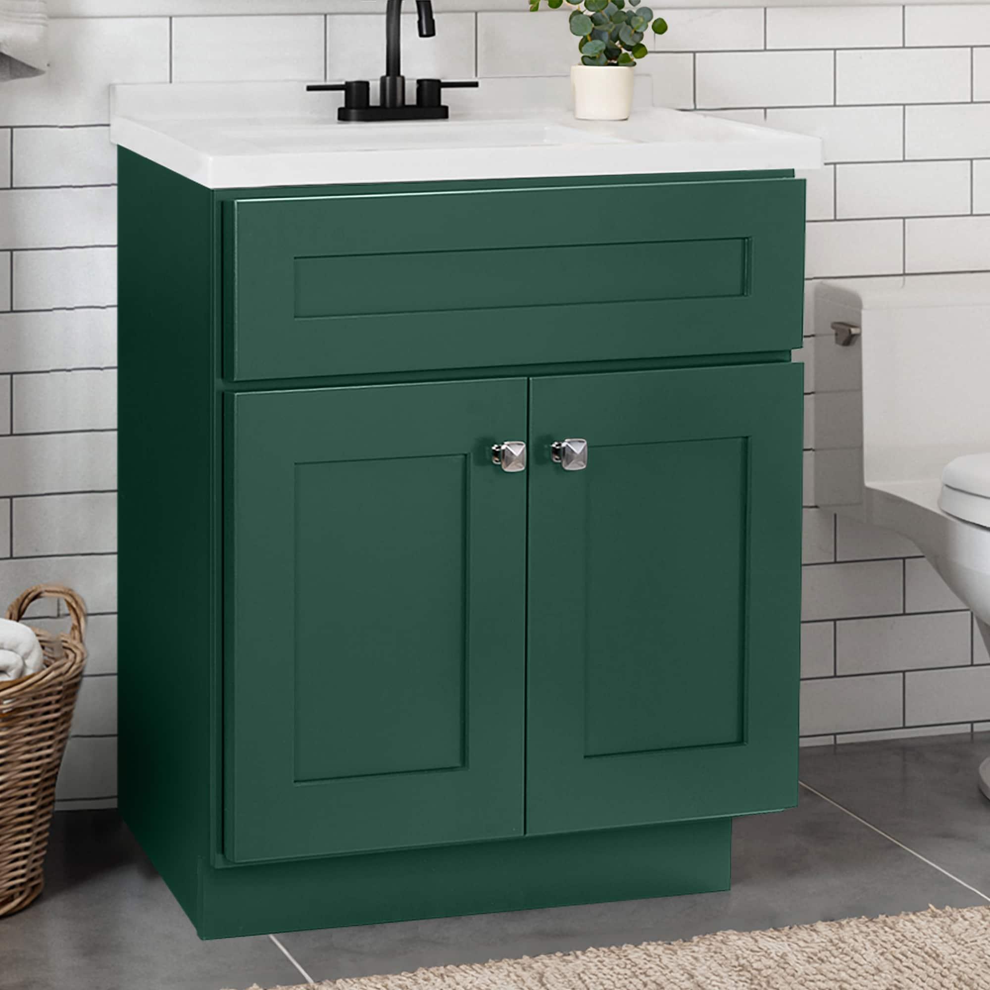 Design House Brookings 30 Inch Bath Vanity, Ready to Assemble, Sherwin Williams®