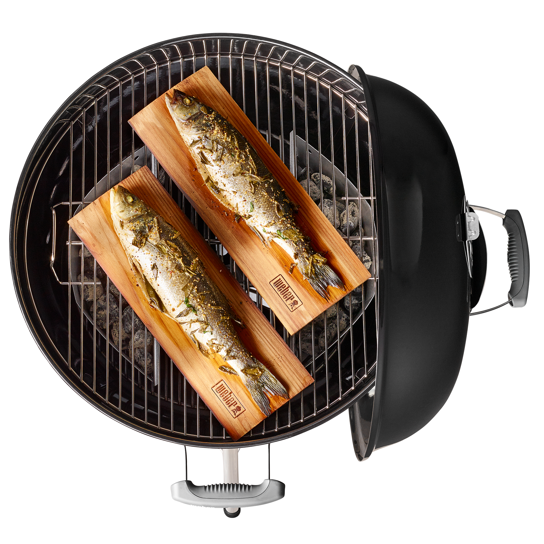 Weber Original Kettle Premium 22-Inch Charcoal Grill - Black - 14401001