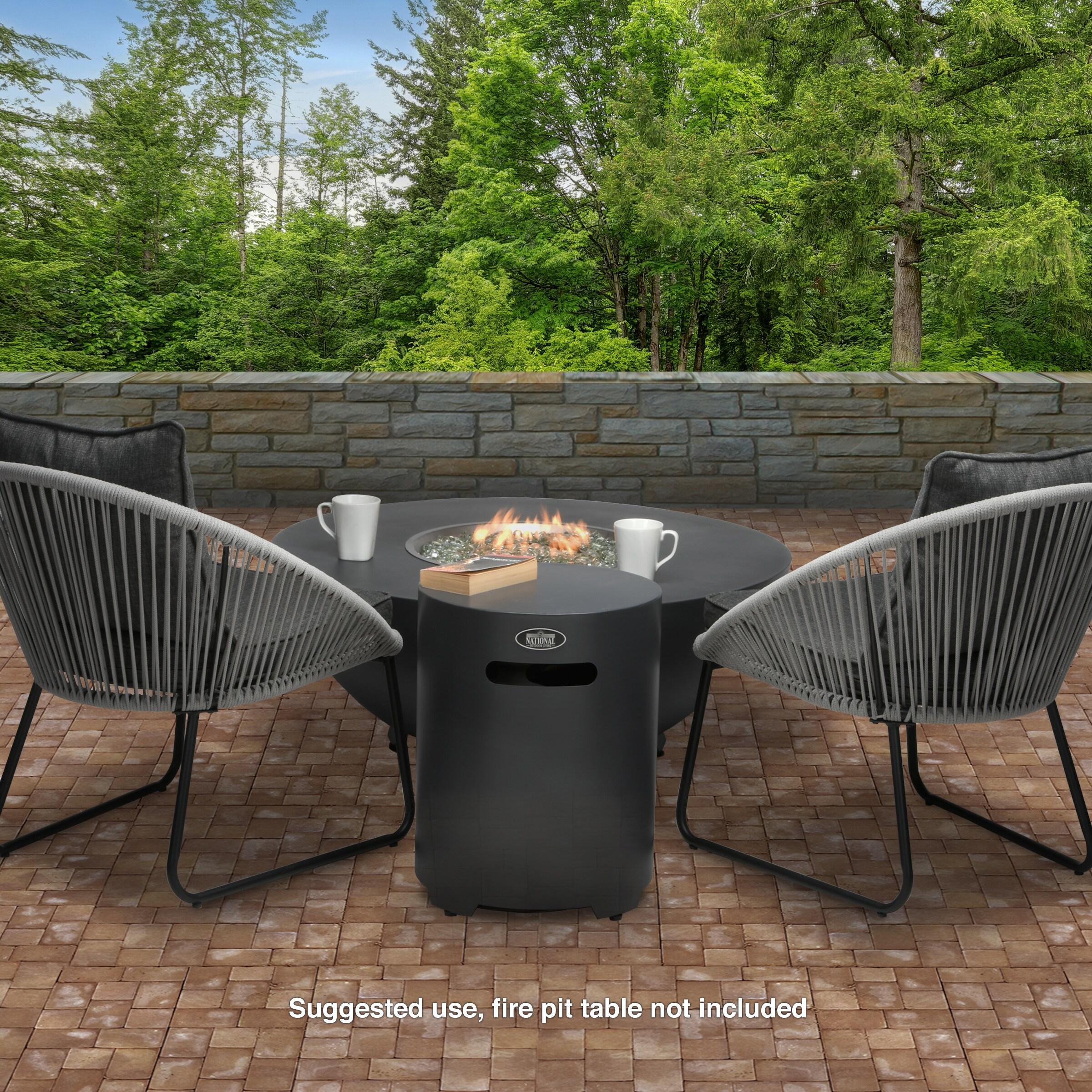 National Outdoor Living 15.75'' Round Aluminum Propane Tank Cover