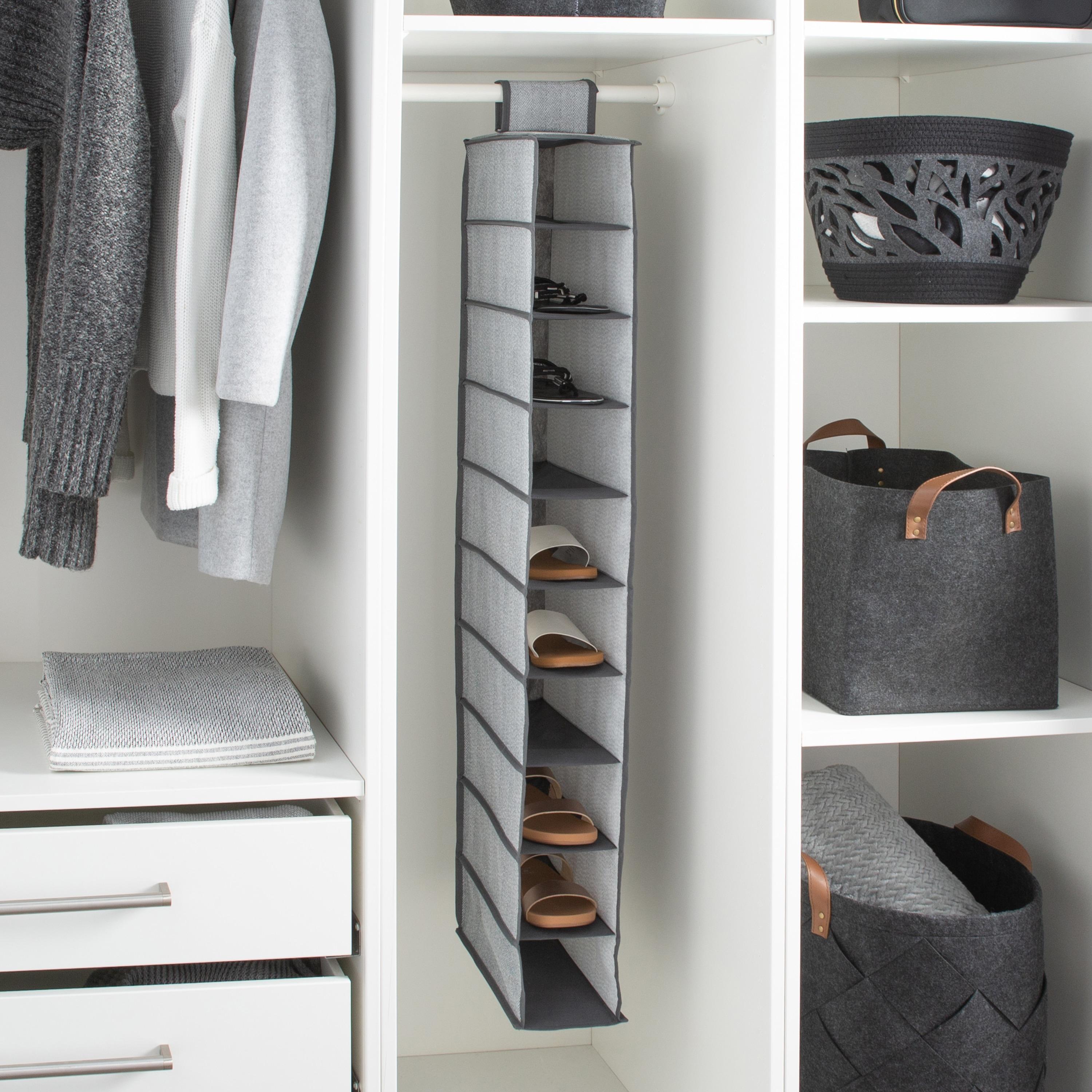 Simplify 10 Pair Hanging Shoe Organizer