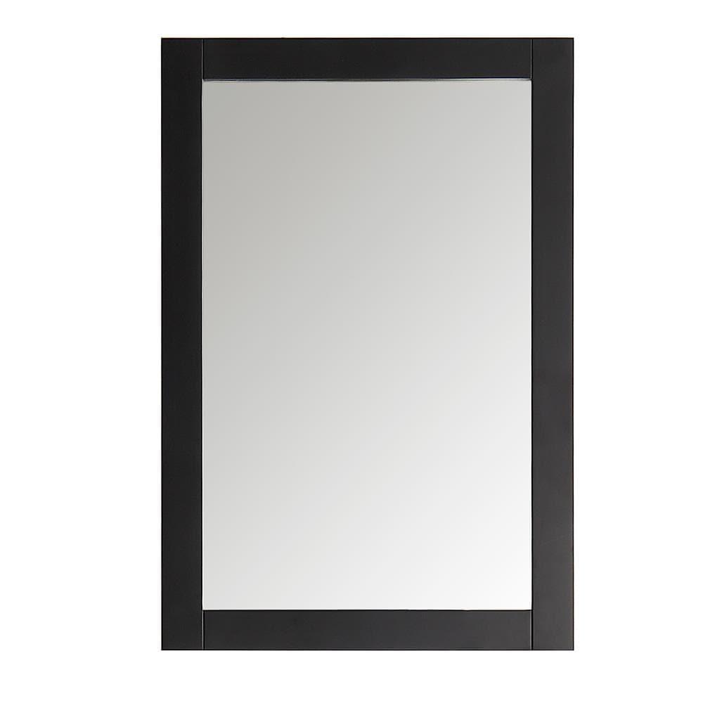 Hartford 20" Traditional Rectangular Wood Framed Bathroom Vanity Mirror