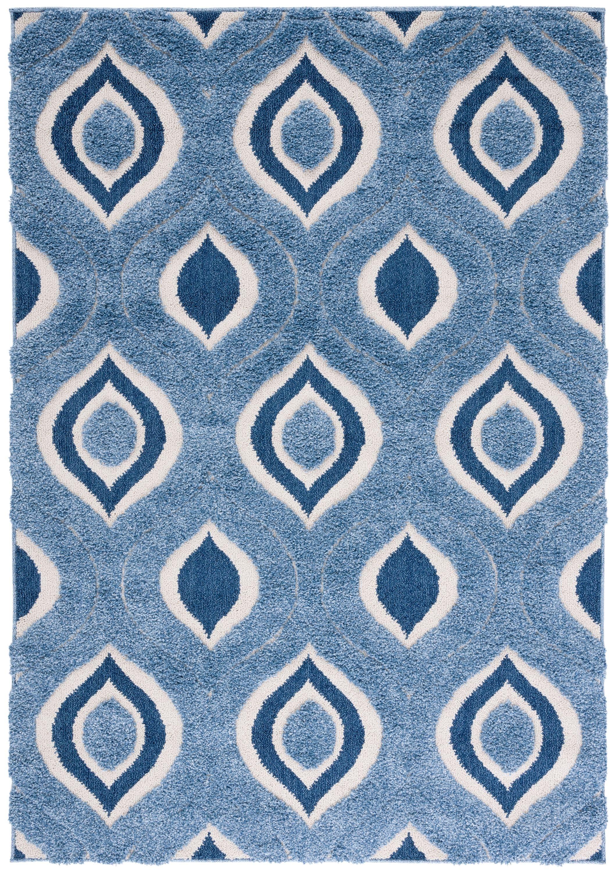 George Oliver Florida Shag Performance Geometric Rug