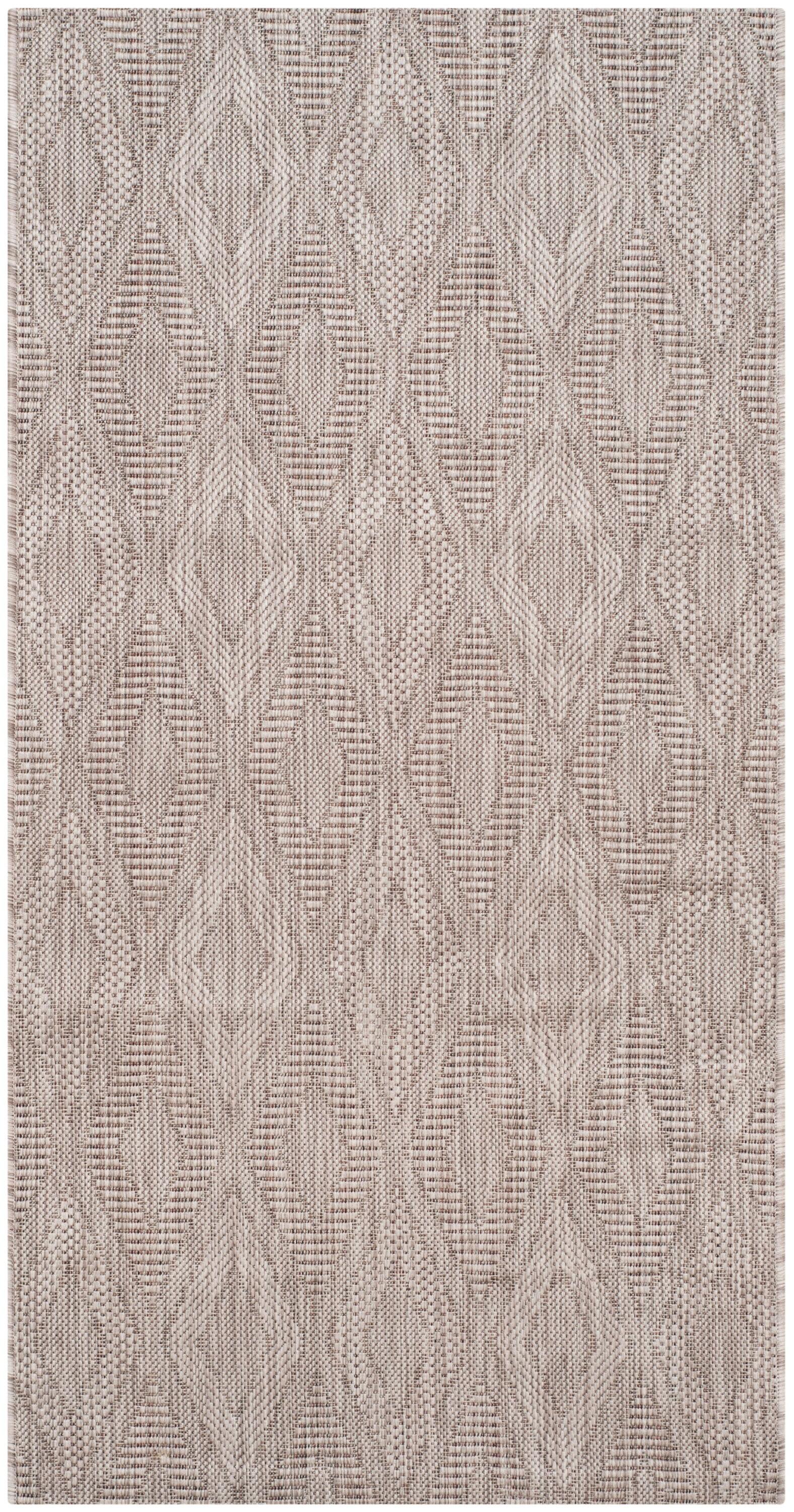Courtyard CY8522 Power Loomed Indoor and Outdoor Accent Rug - Beige/Beige - 2'7"x5' - Safavieh