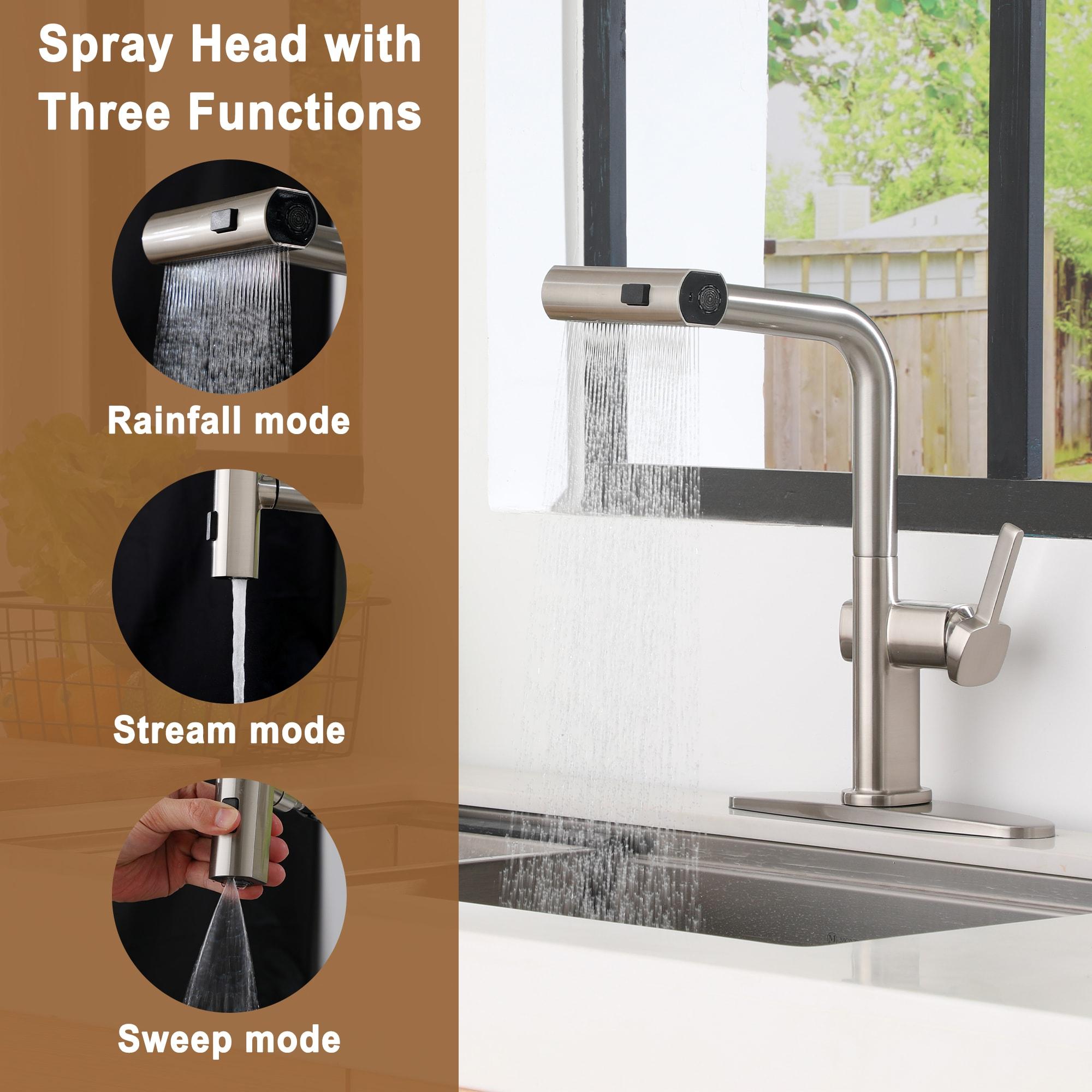 Mondawe Pull Down Kitchen Faucet