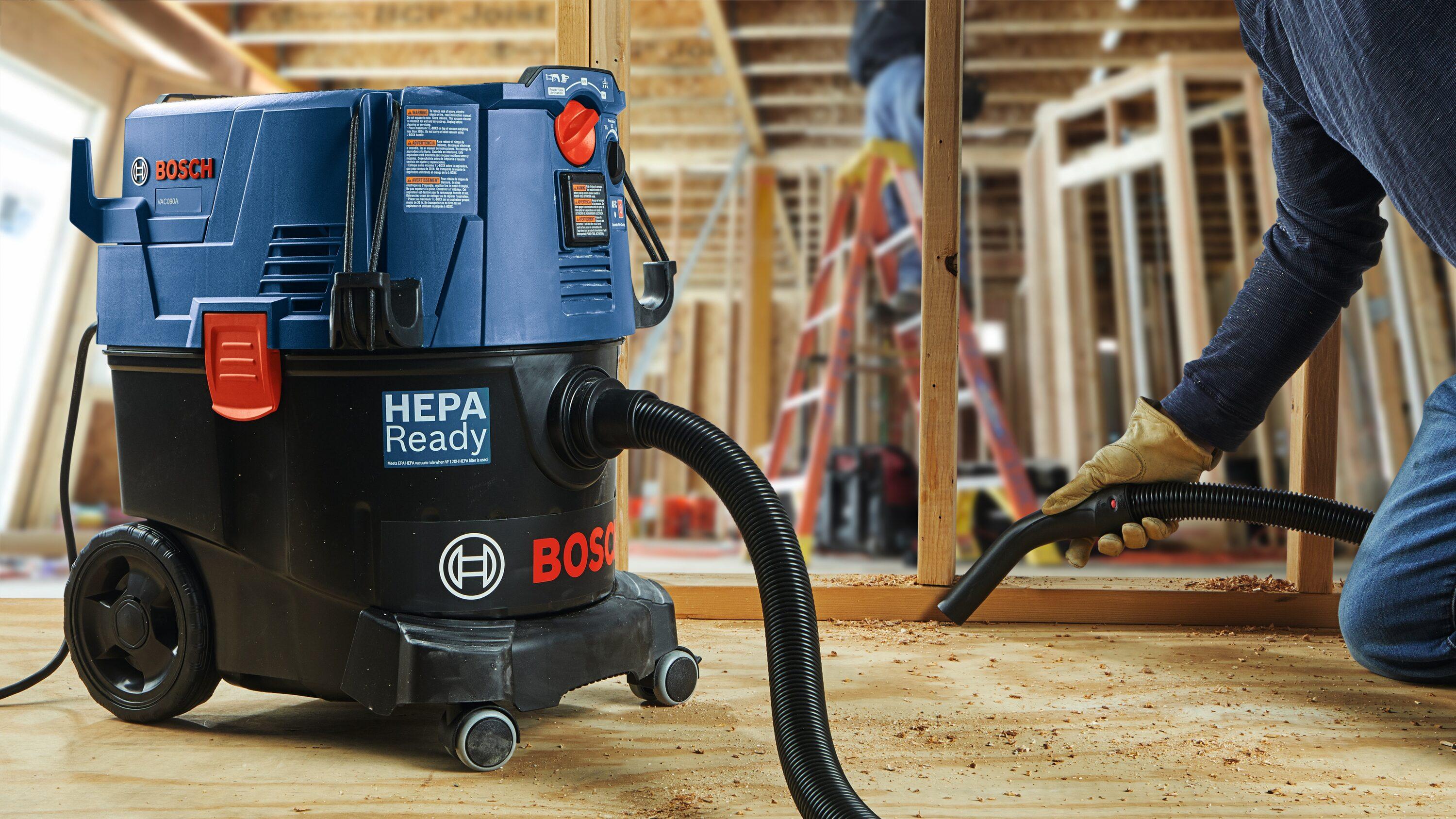 Bosch 9-gallon Wet/Dry Self-cleaning Dust Collector with HEPA Filter