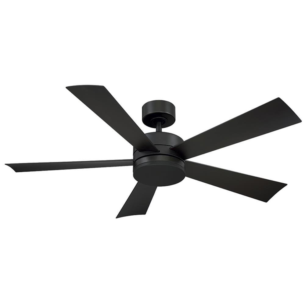 Wynd 5 - Blade Outdoor /Indoor Smart Ceiling Fan with Remote Control and LED Light Kit Included, Works With Alexa and iOS or Android App