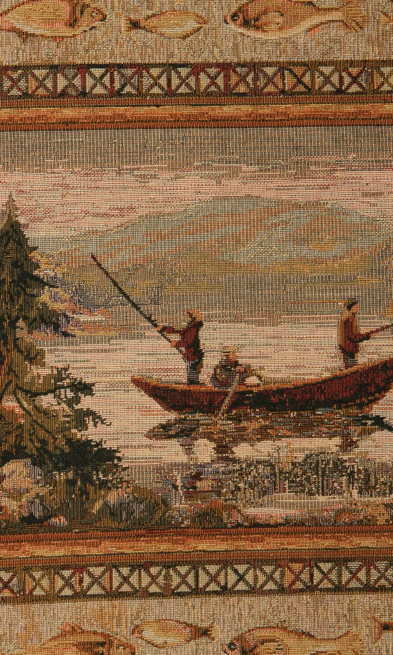 American Furniture Classics Microfiber Alpine Lodge Arm Chair in Brown