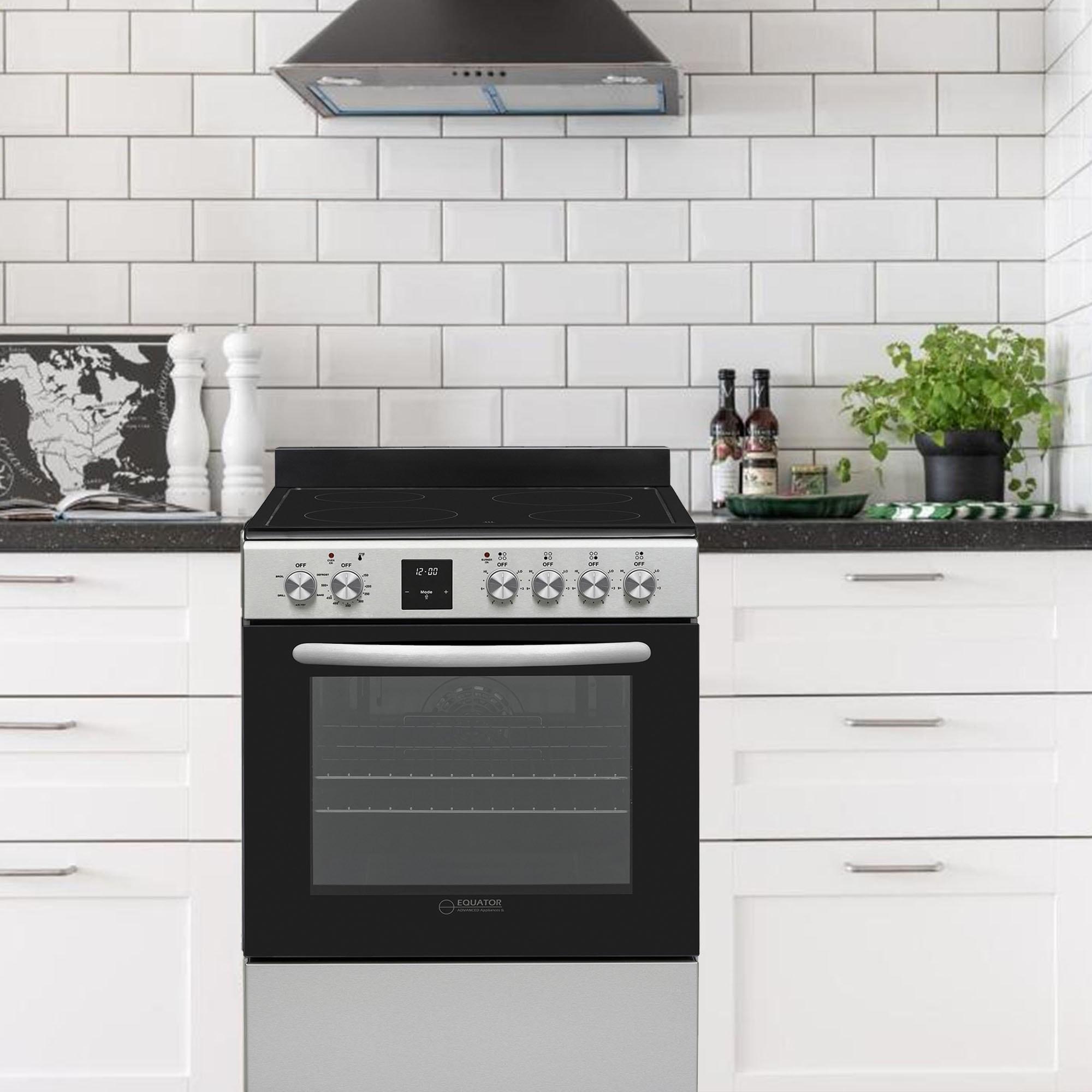 Equator Advanced Appliances Equator 24 Freestanding Electric Cooking Range in Stainless with Convection Oven