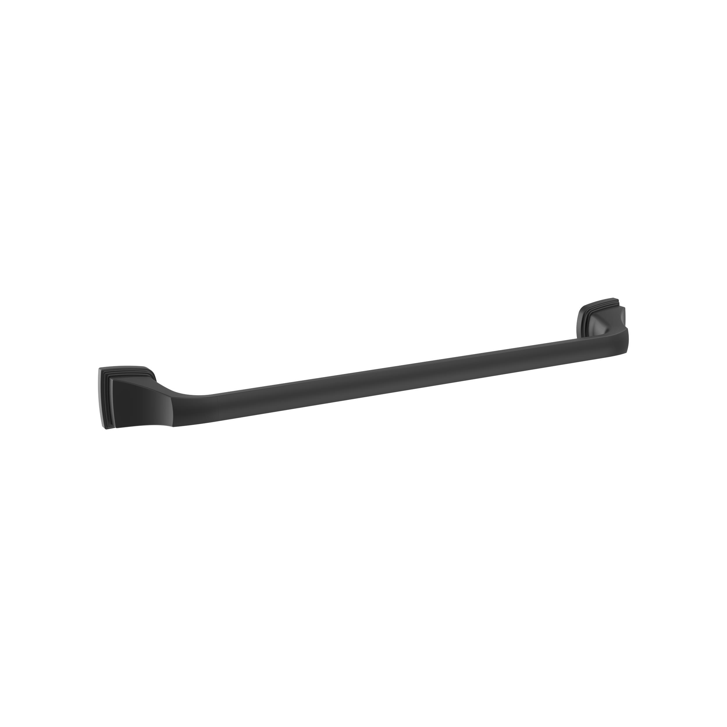 Amerock Revitalize Matte Black 18 inch (457mm) Towel Bar