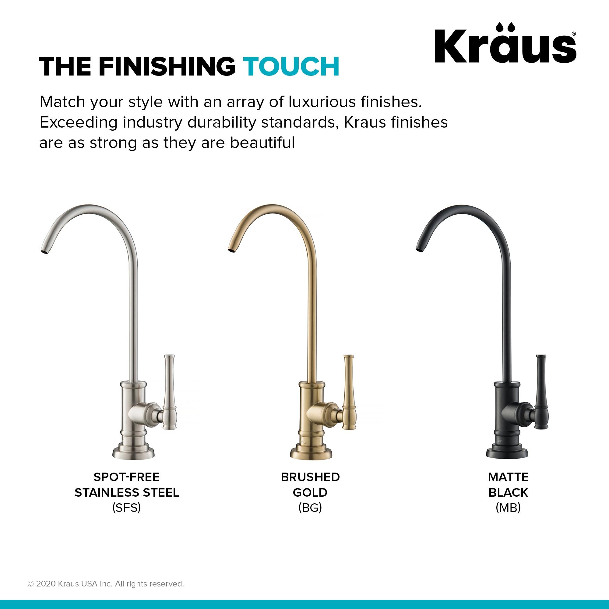 Kraus Purita 2-Stage Under-Sink Filtration System with Allyn Cold Water Dispensers