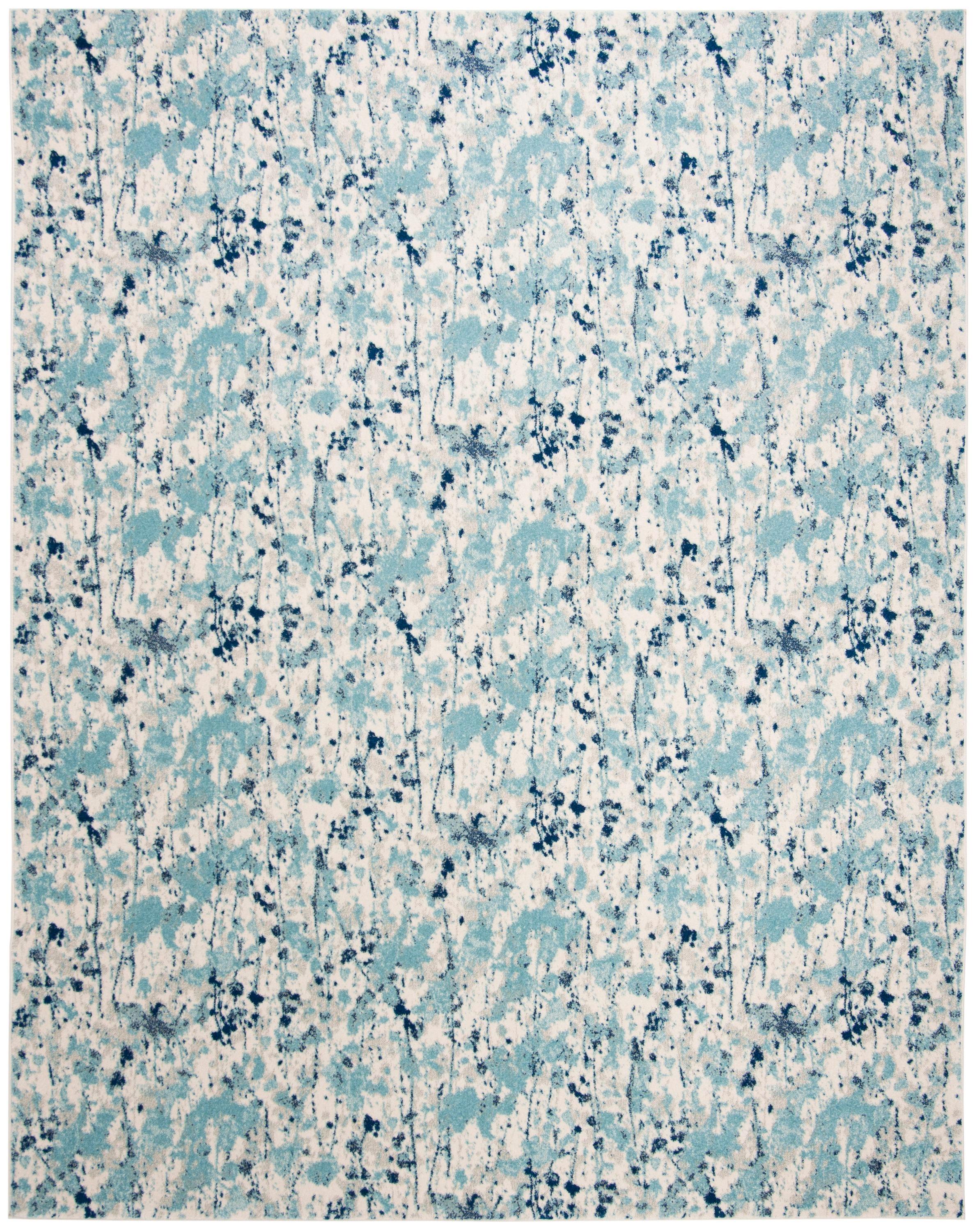 Evoke EVK284 Power Loomed Indoor Area Rug - Ivory/Blue - 8'x10' - Safavieh