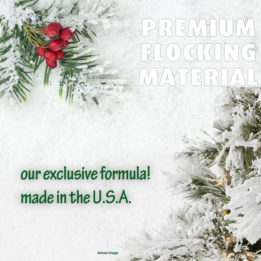 Fraser Hill Farm Fraser Hill Farm Snowy Pine Flocked Artificial Christmas Tree