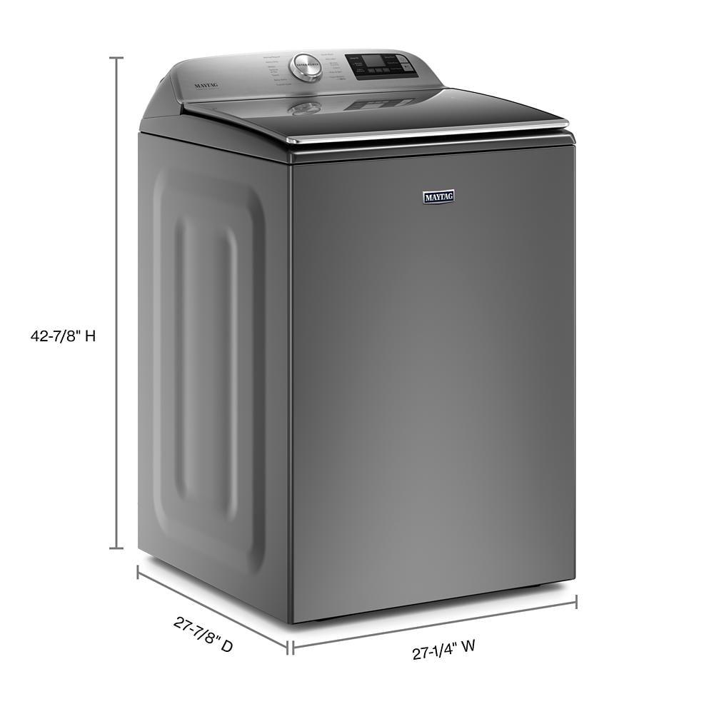 Maytag Mvw7230h 28" Wide 5.2 Cu. Ft. Energy Star Rated Top Loading Washer - Metallic Slate