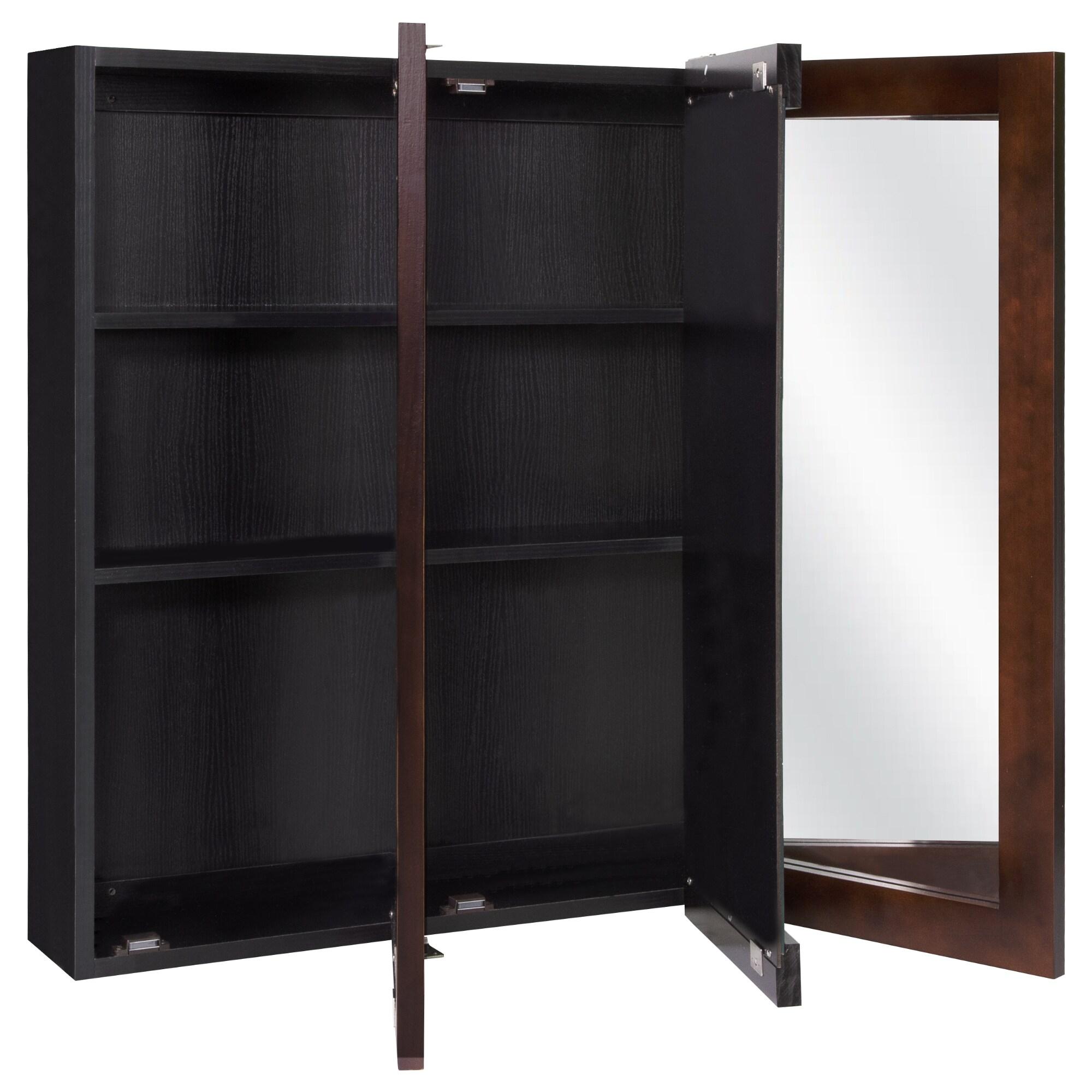 Ventura 36-Inch Wood Medicine Cabinet in Espresso