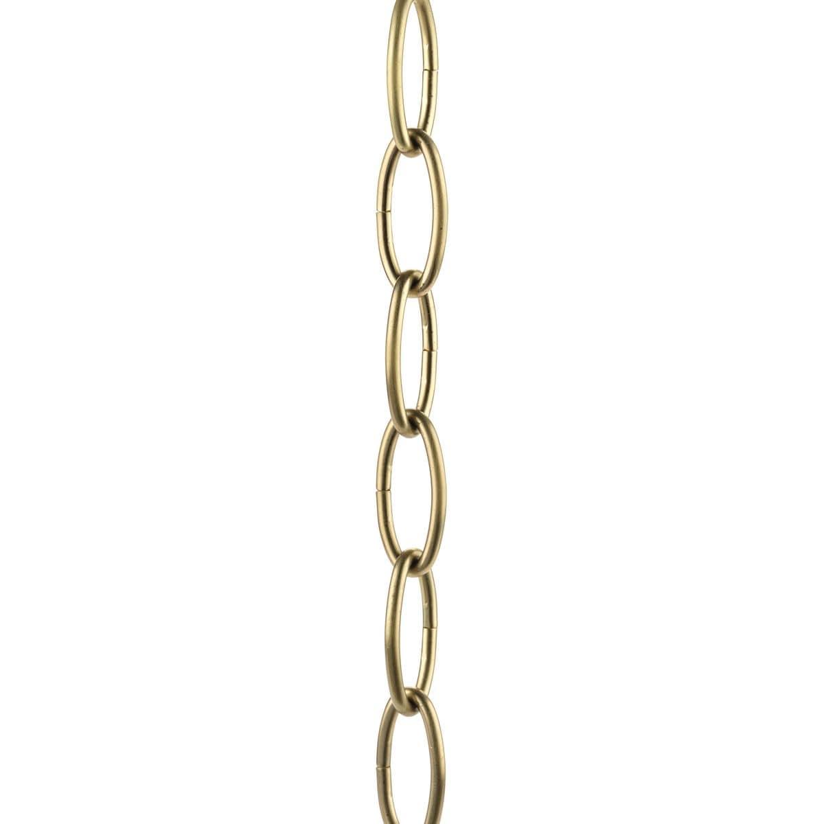 48-Inch Vintage Brass Steel Accessory Chain