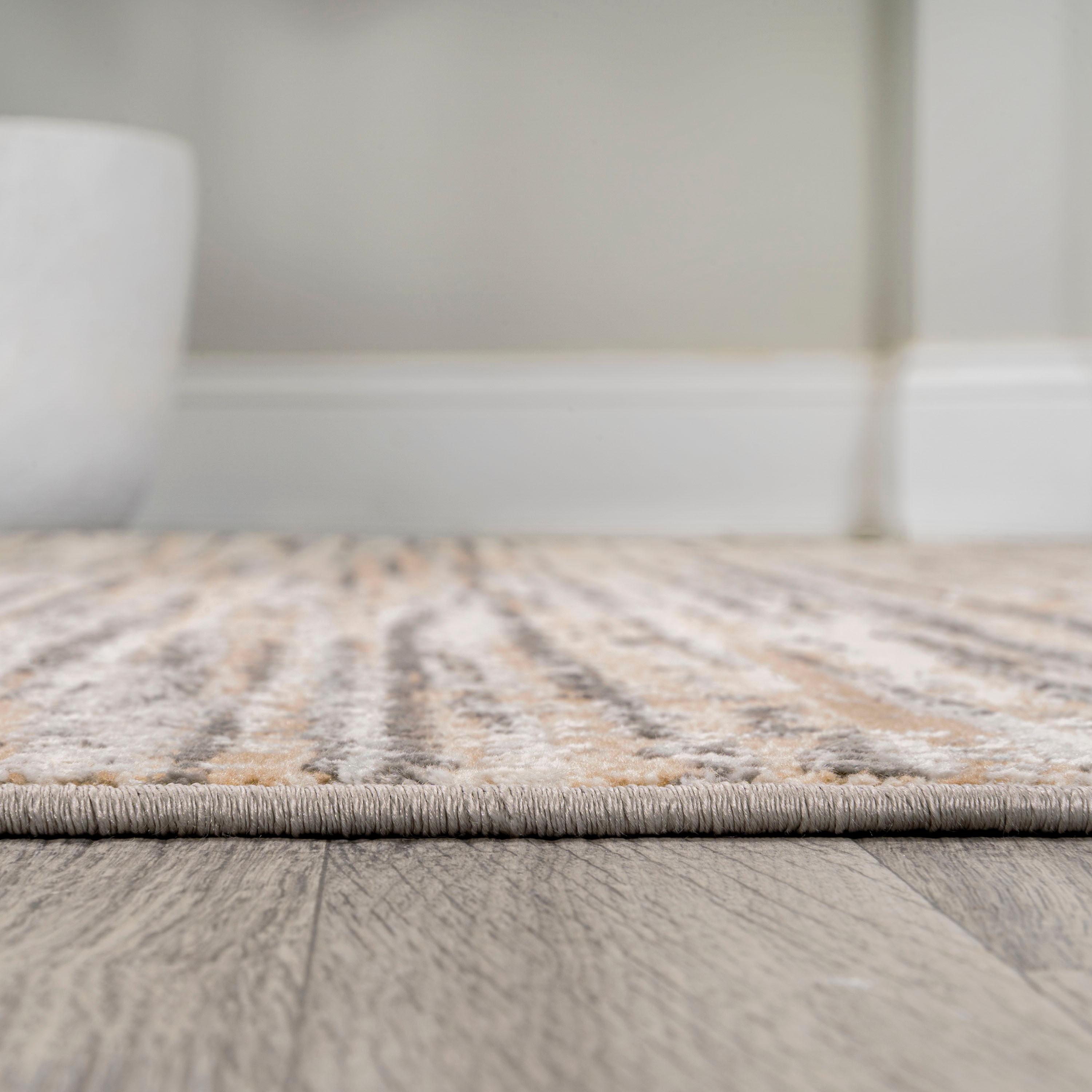 JONATHAN Y Loom Modern Strie' Solid & Striped Indoor Area Rug