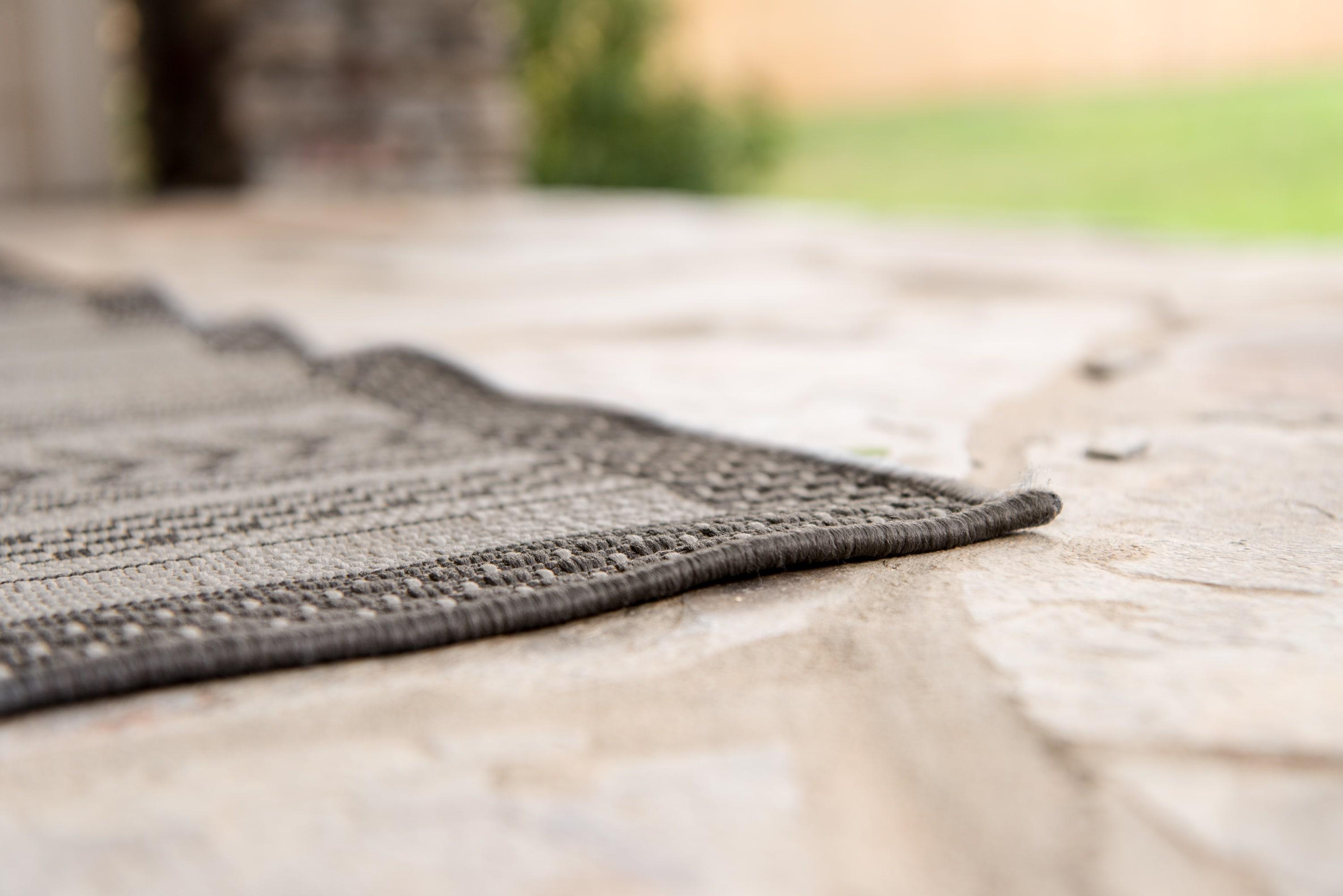 McLellen Striped Indoor / Outdoor Rug