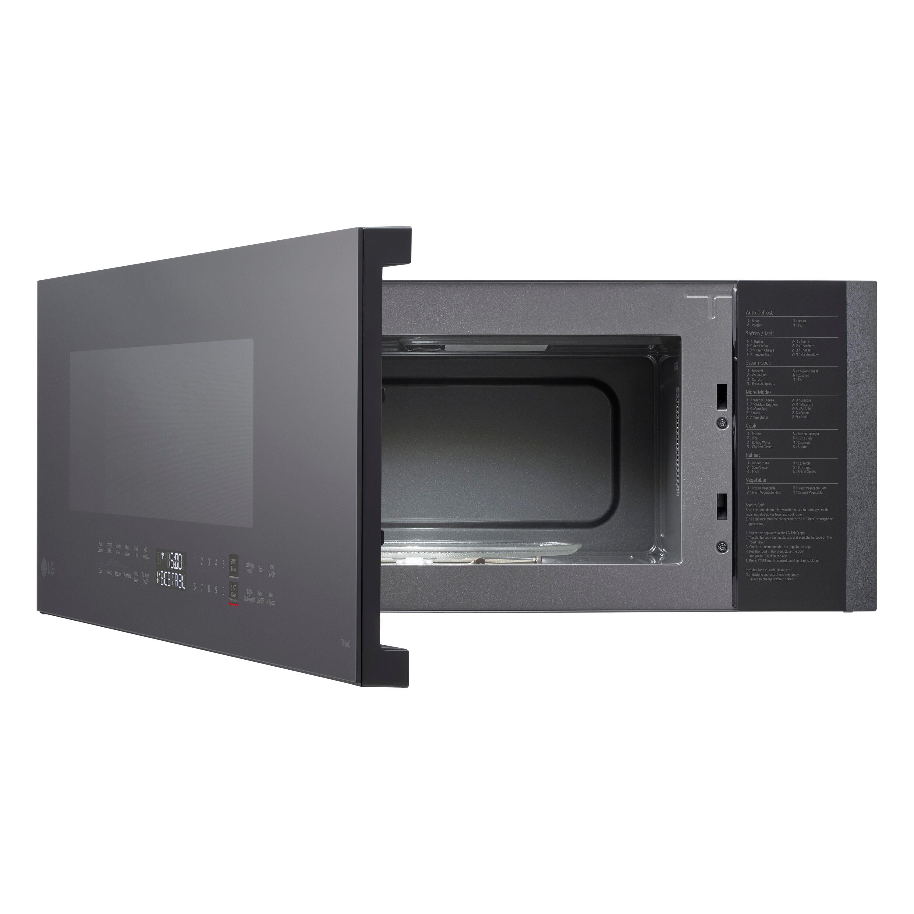 LG 1.3 Cu. Ft. Smart Low Profile Over-the-Range Microwave Oven with Sensor Cook