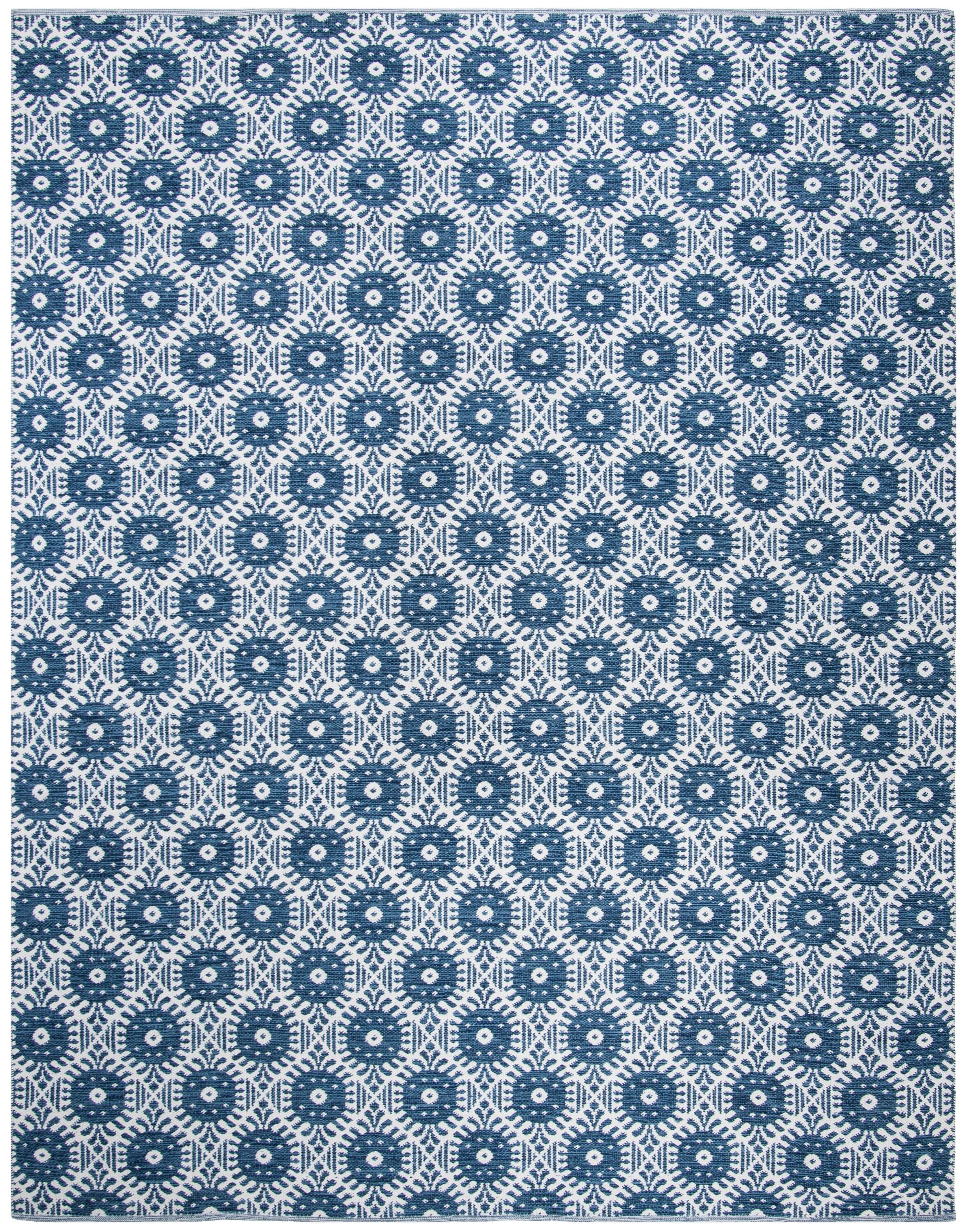 Montauk MTK612 Hand Woven Indoor Area Rug - Navy/Ivory - 8'x10' - Safavieh