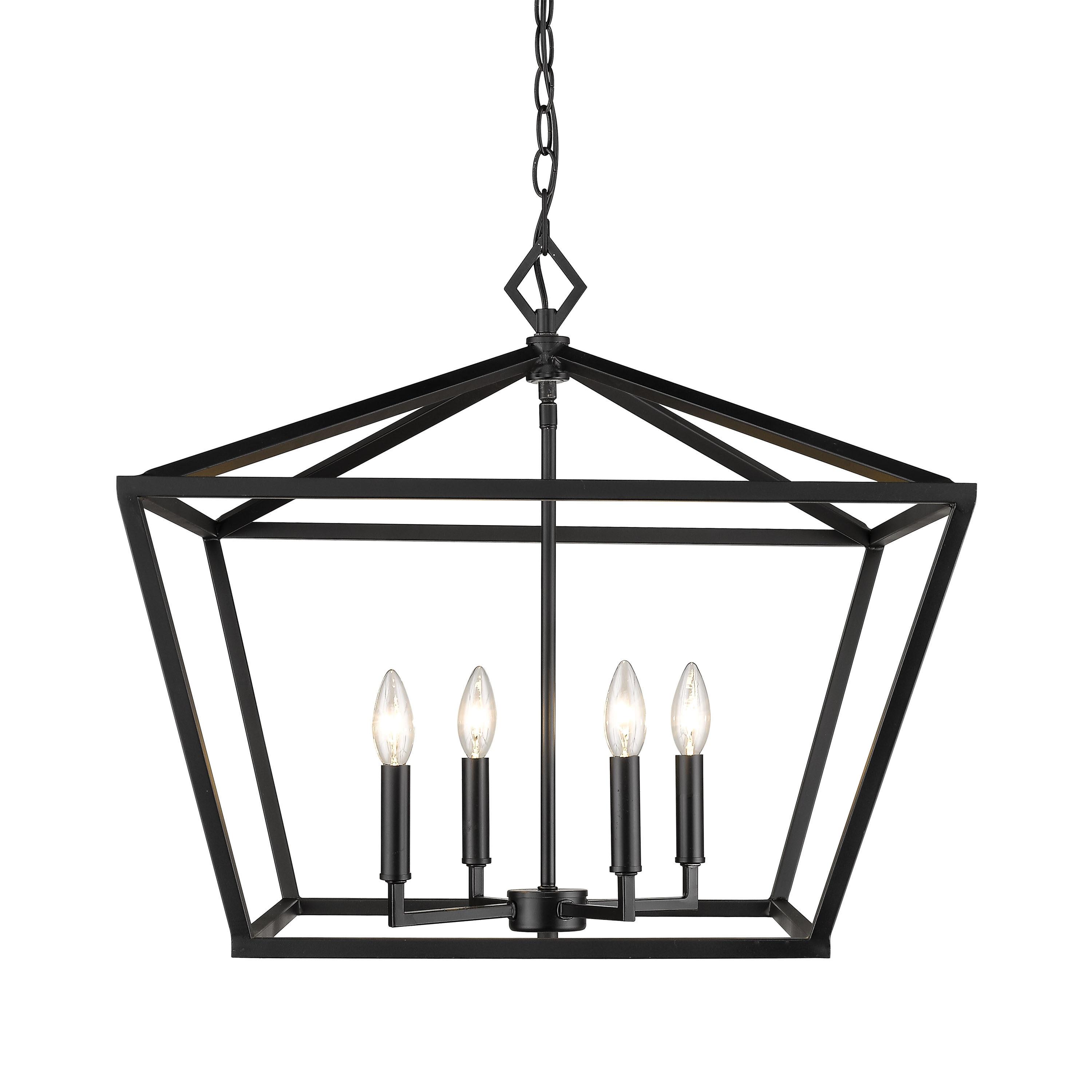 Millennium Lighting 4 - Light Pendant in  Matte Black