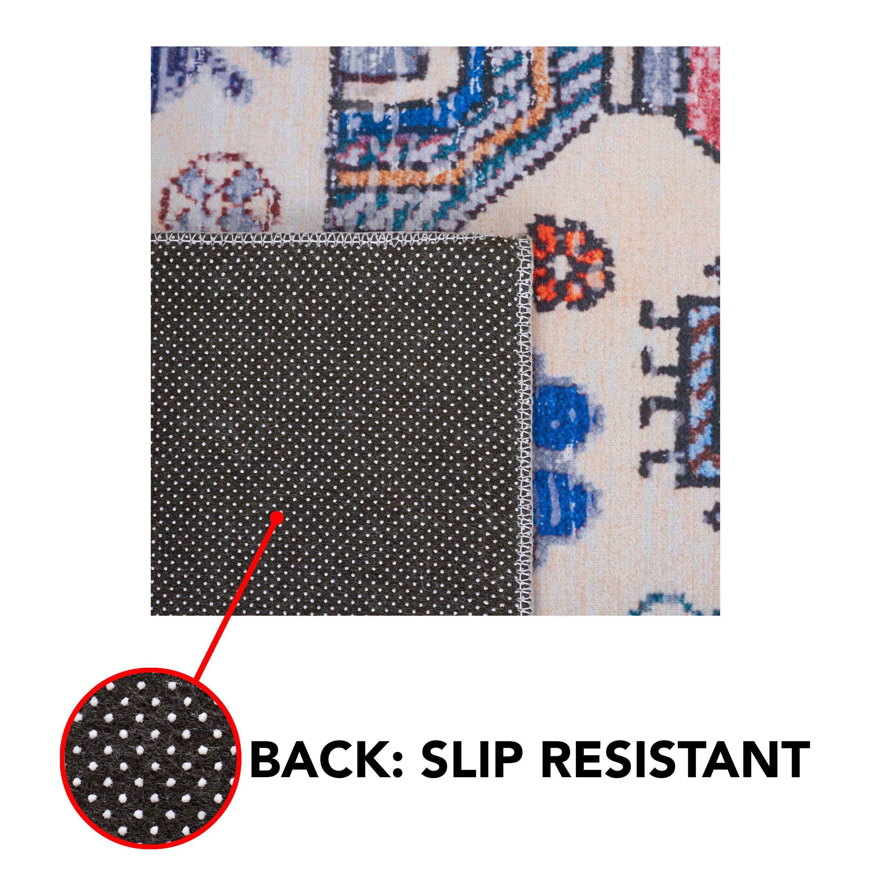 Tucson TSN194 Power Loomed Machine Washable Area Rug - Beige/Grey - 4'x6' - Safavieh.