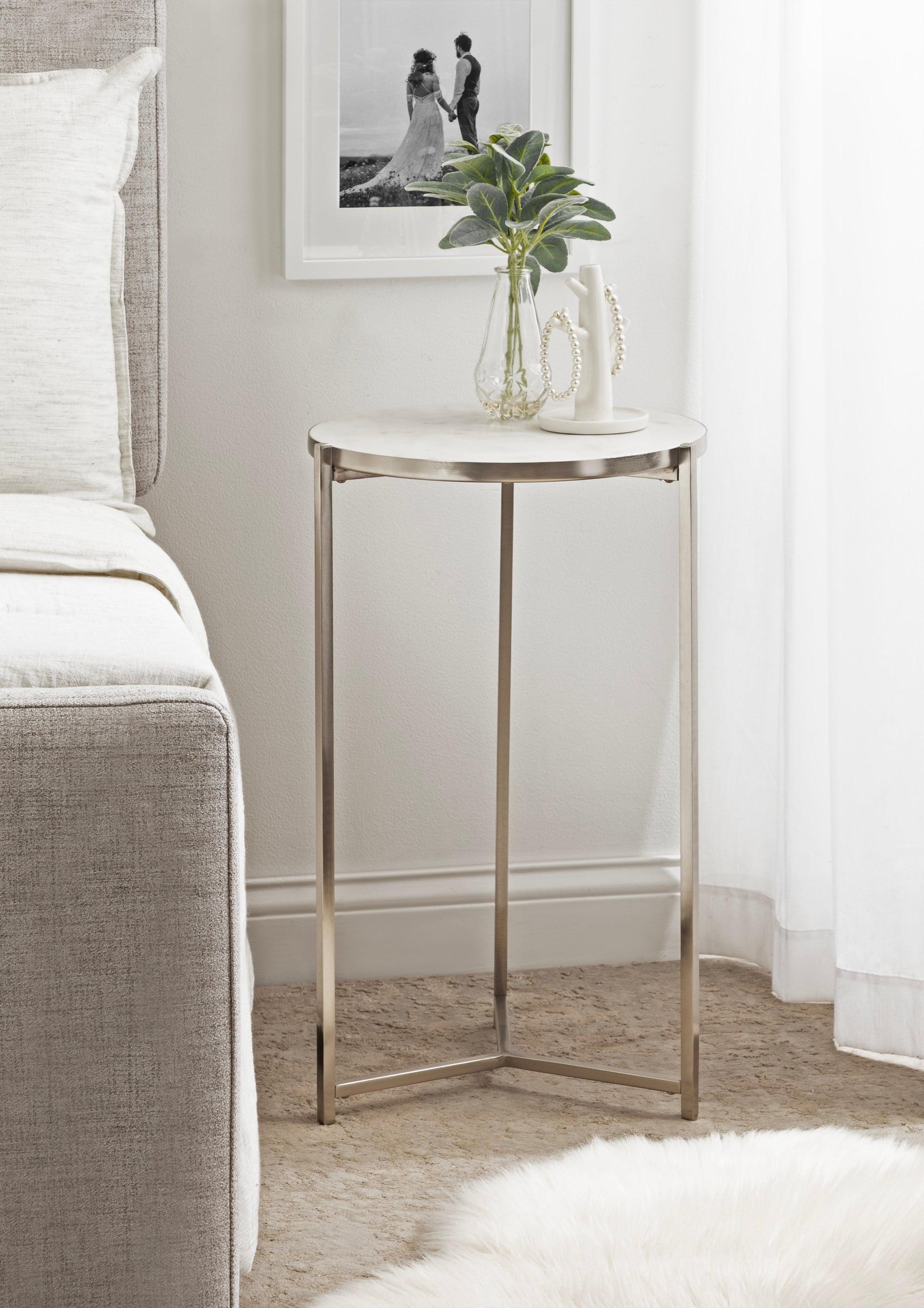 Jameion Marble Top End Table