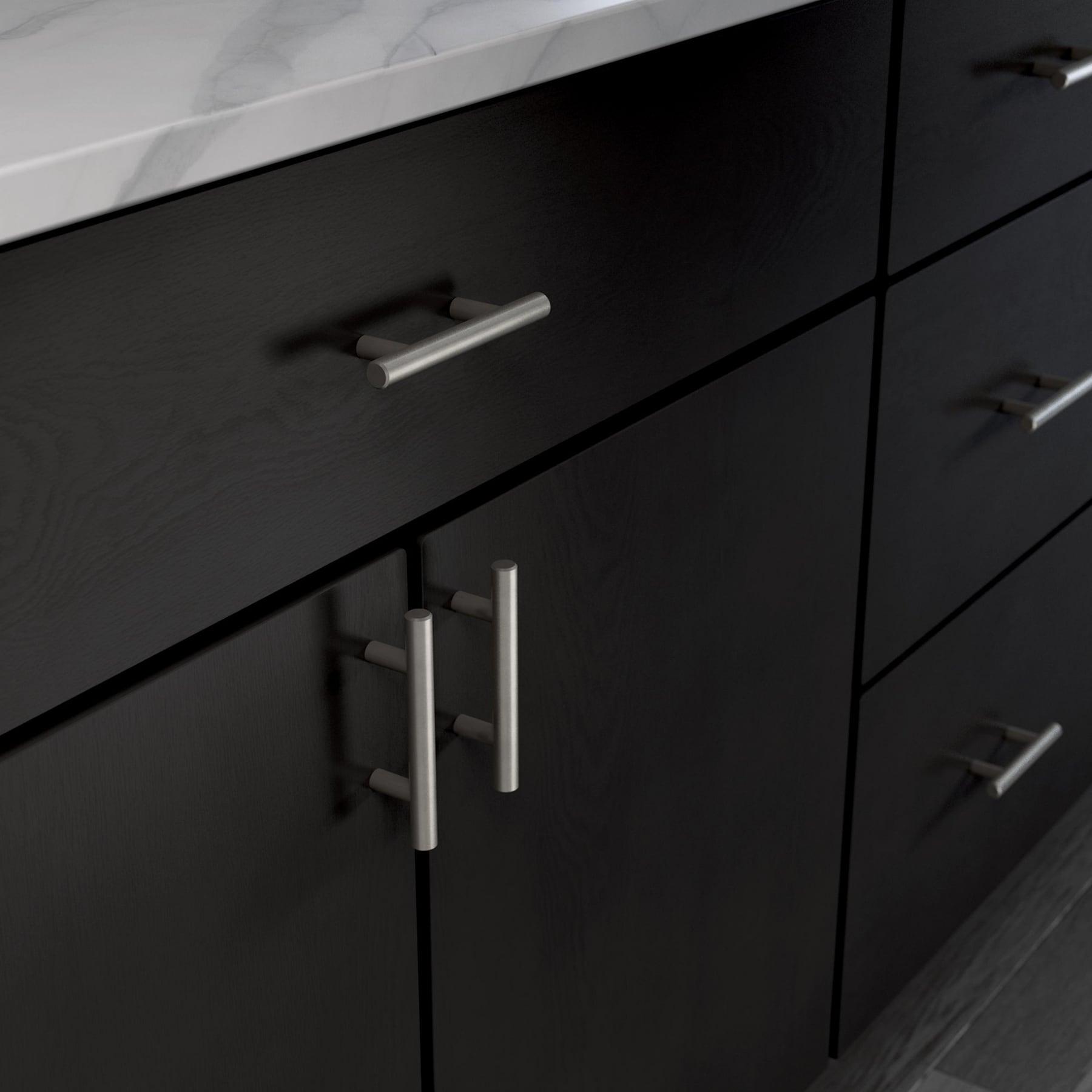 Bar Pull Kitchen Cabinet Handles, Solid Core Drawer Pulls for Cabinet Doors, 2-1/2" (64mm)